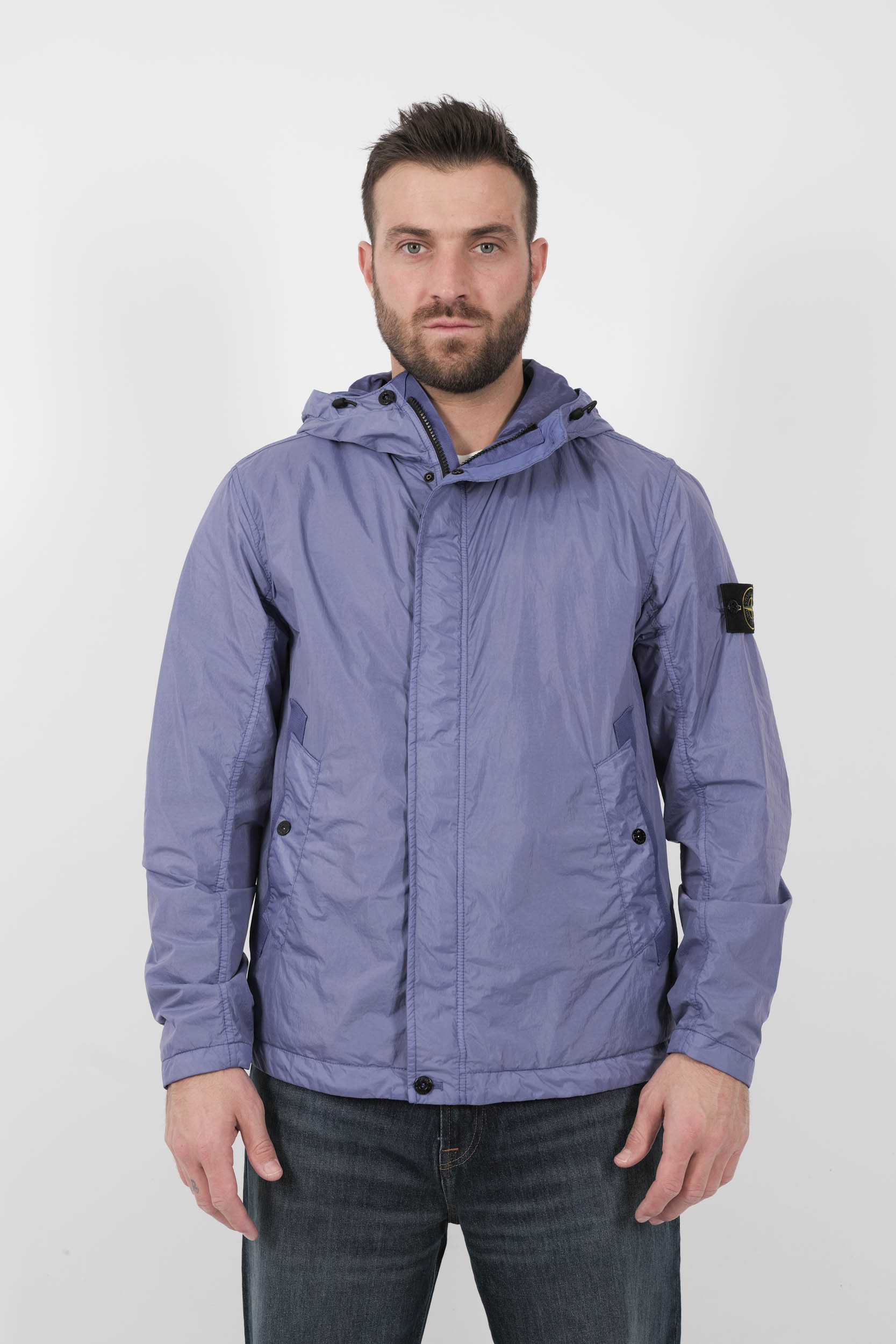 VESTE STONE ISLAND EN NYLON VIOLET S154192SA23-V0047