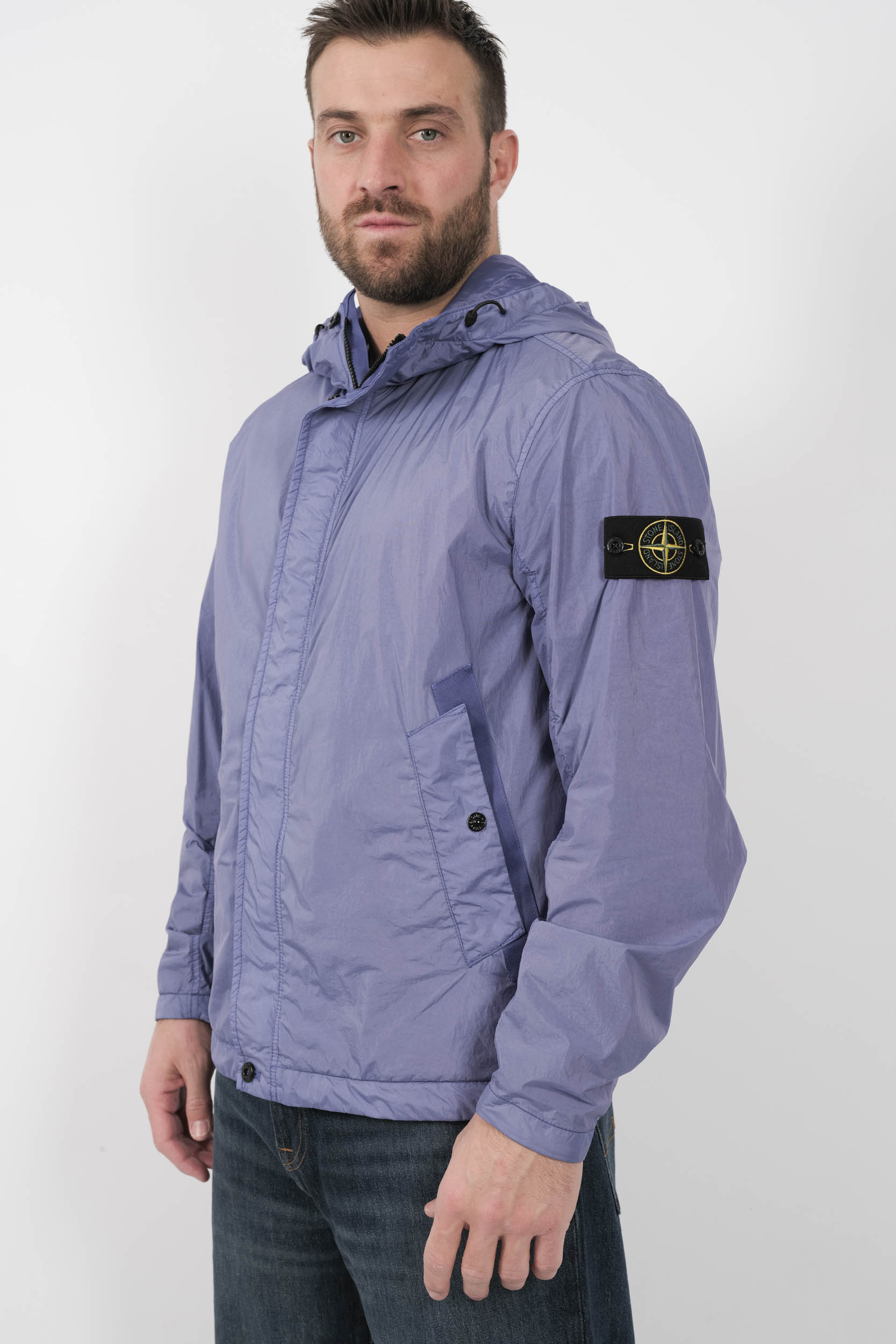 VESTE STONE ISLAND EN NYLON VIOLET S154192SA23-V0047