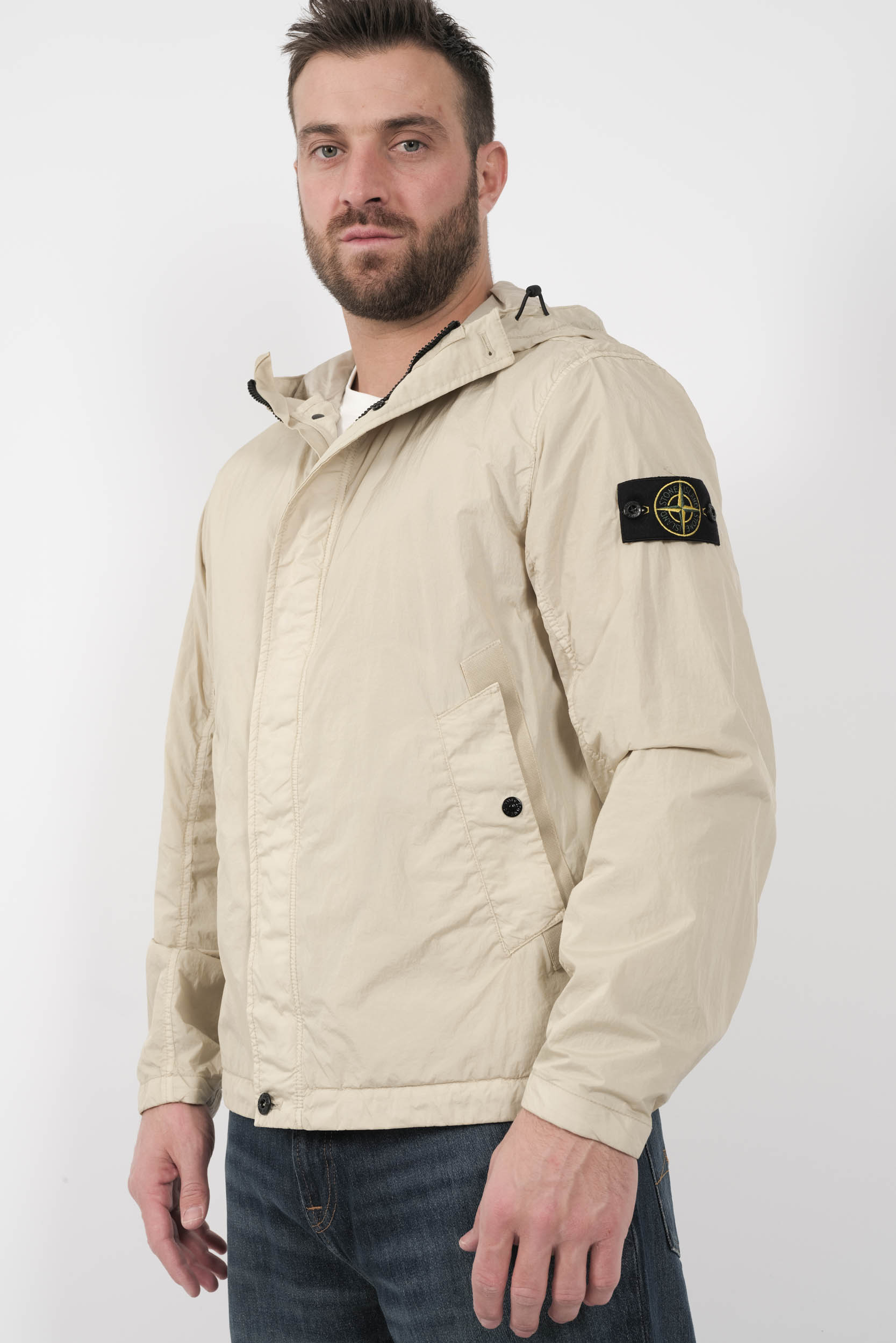 Image du produit VESTE STONE ISLAND EN NYLON BEIGE S154192SA23-V0095