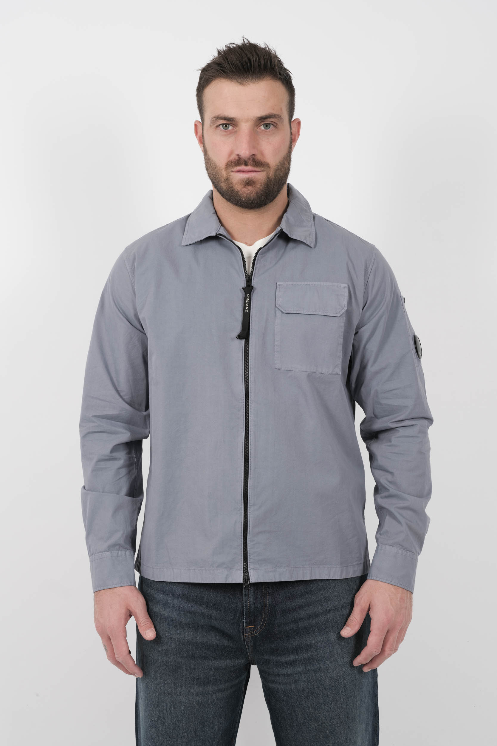 SURCHEMISE C.P COMPANY A ZIP VIOLET S124A-774