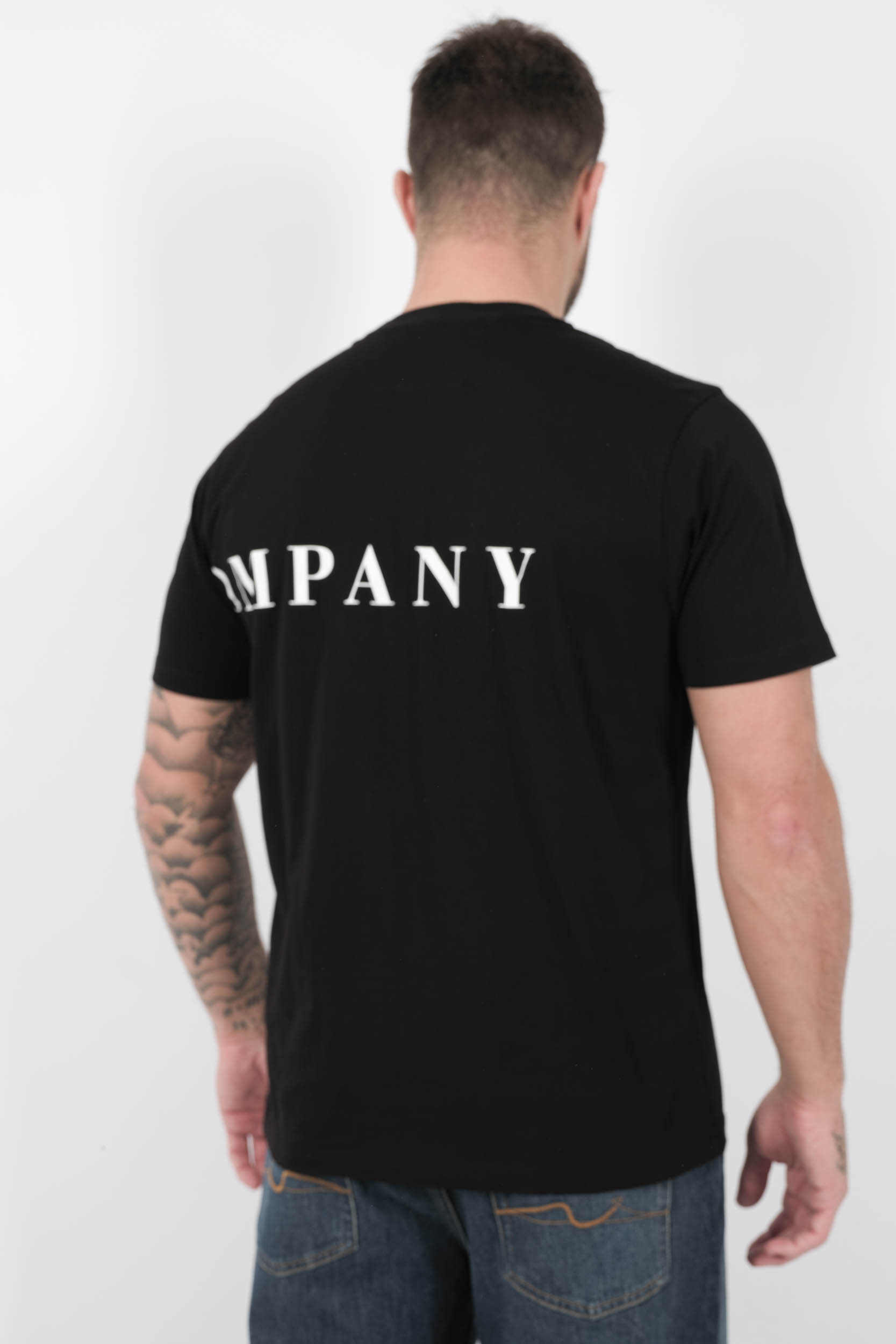 Image du produit TEE-SHIRT C.P COMPANY LOGO IMPRIME NOIR S139A-999