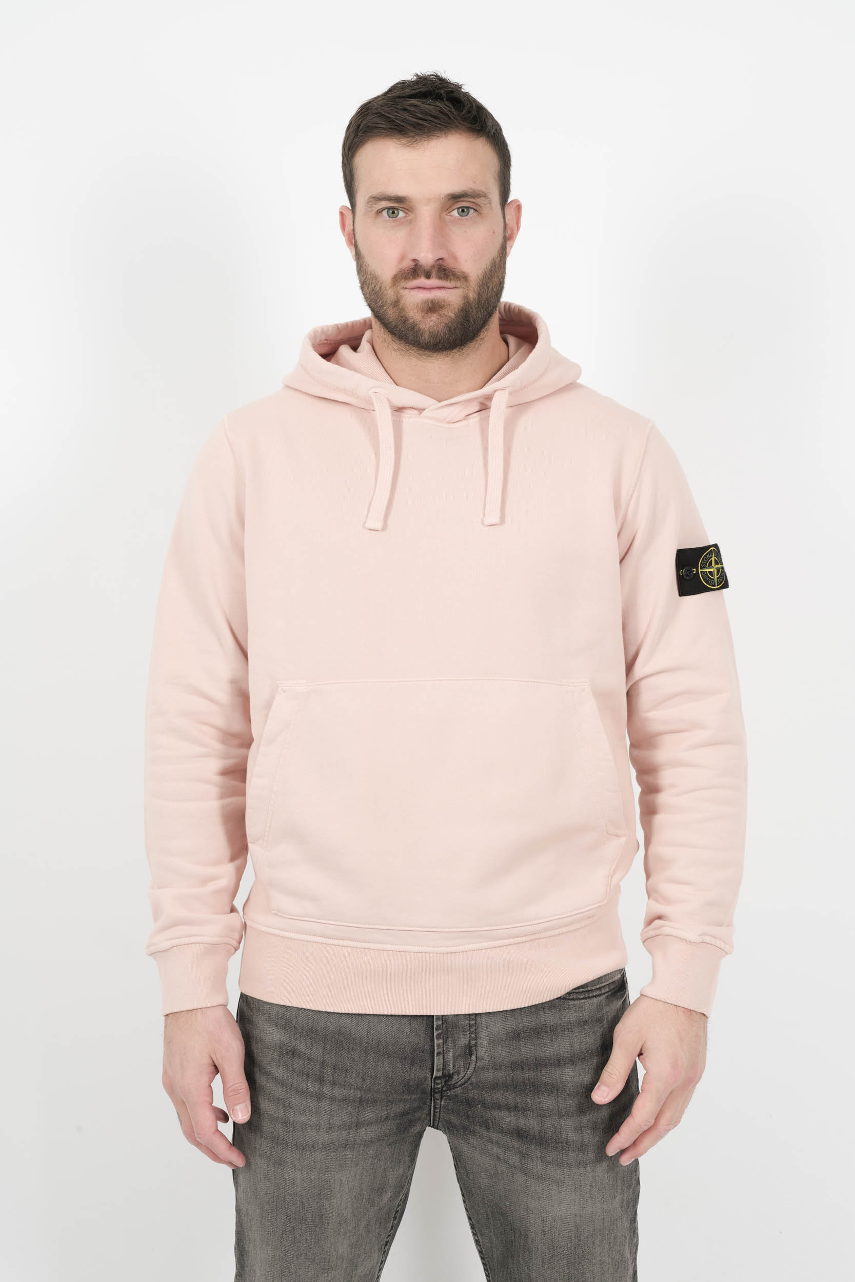  Image du produit SWEAT STONE ISLAND A CAPUCHE ROSE S156145S51-V0082 - 3