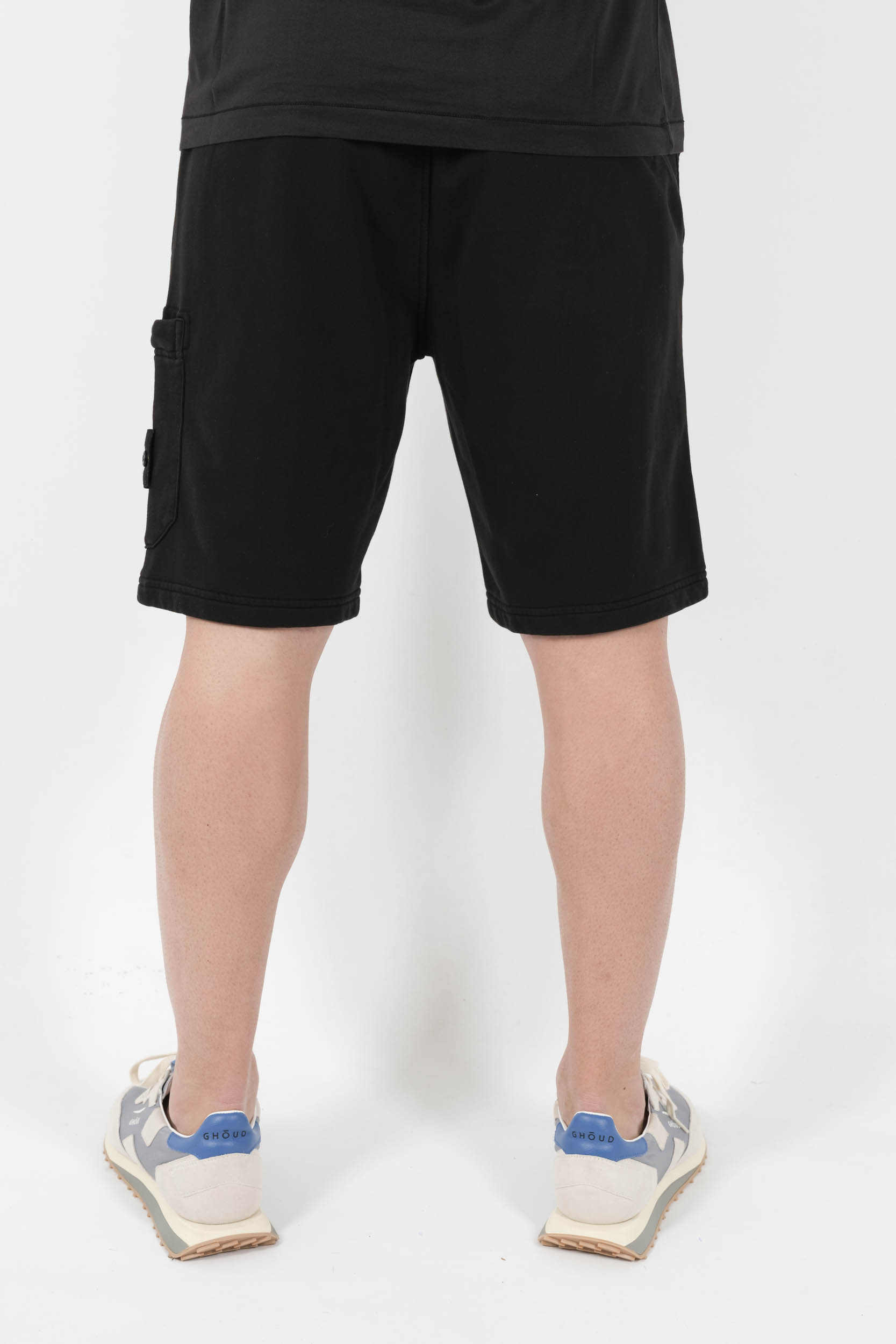 SHORT STONE ISLAND COTON NOIR S156212S51-V0029