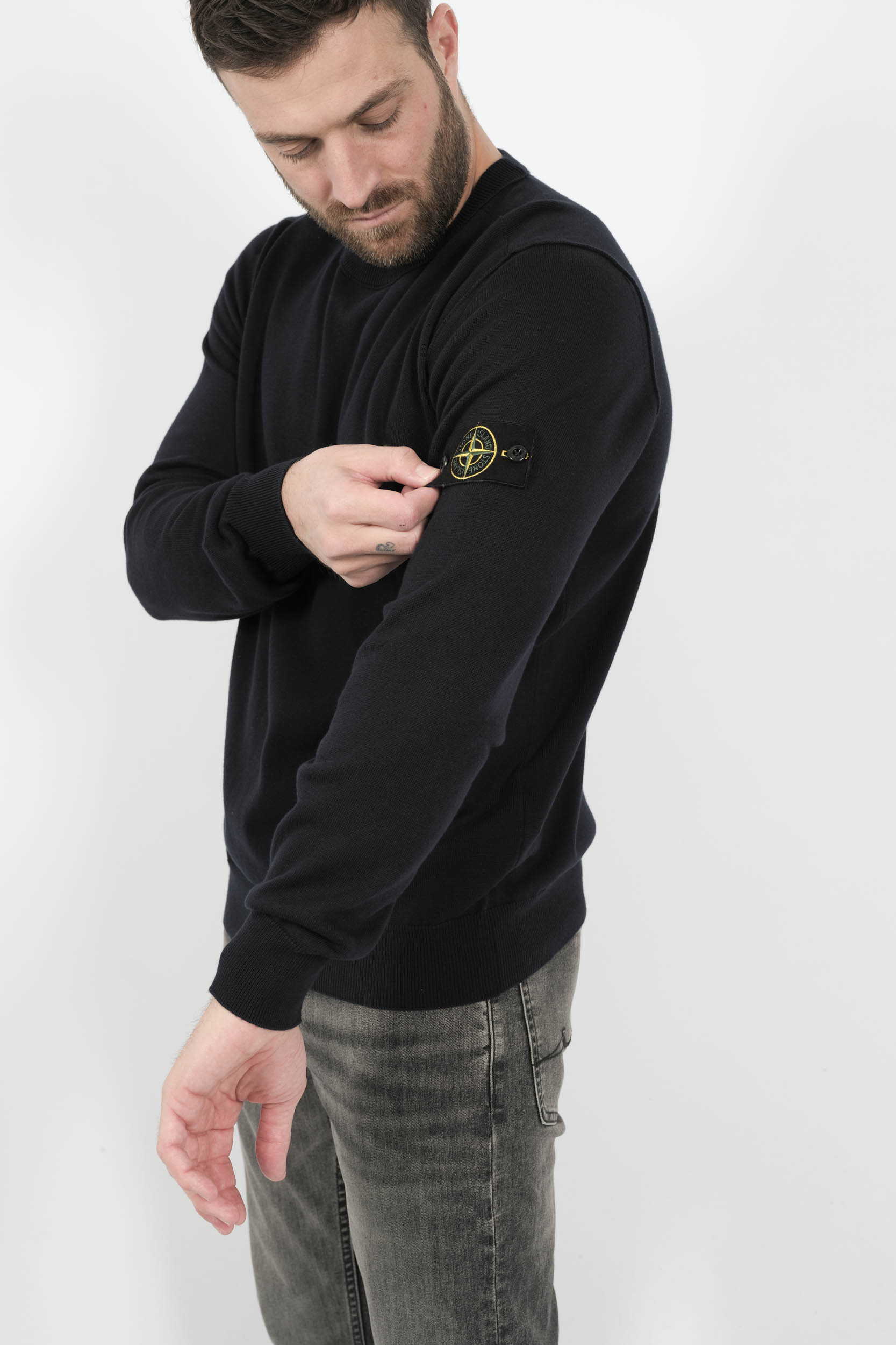  Image du produit PULL STONE ISLAND COL ROND MARINE S155153SB2-V0020 - 2