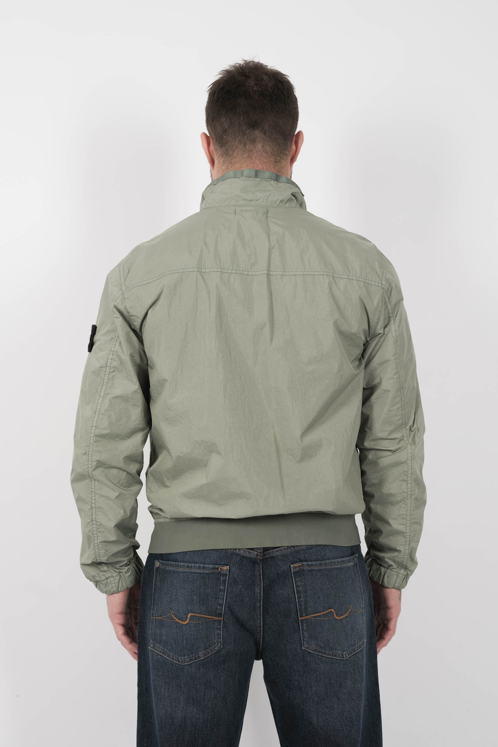 VESTE STONE ISLAND EN NYLON VERT S154137SA23-V0055