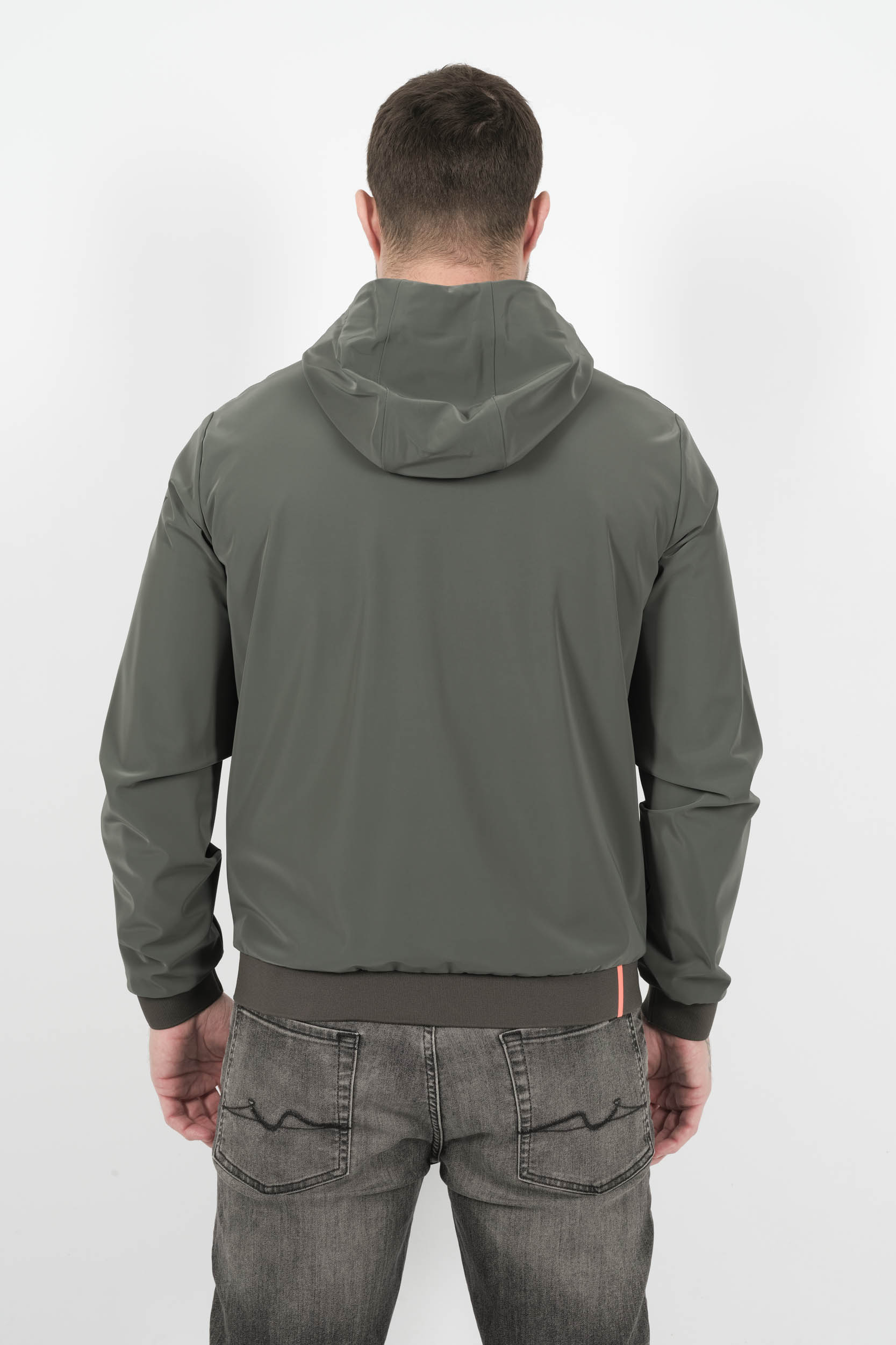  Image du produit VESTE RRD A CAPUCHE EN NYLON VERT 25028-20 - 5