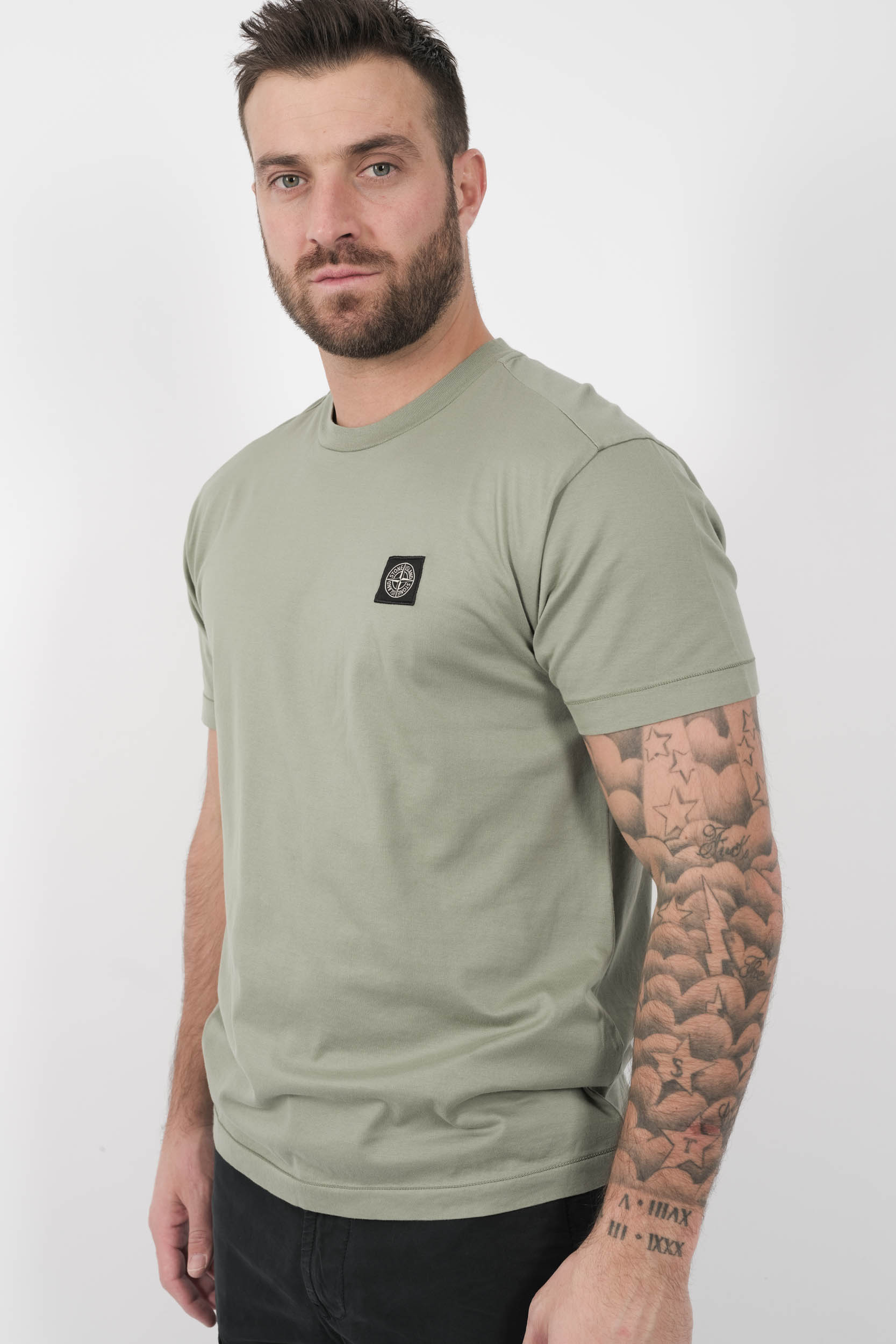 Image du produit TEE-SHIRT STONE ISLAND LOGO CARRE VERT S152139S13-V0055