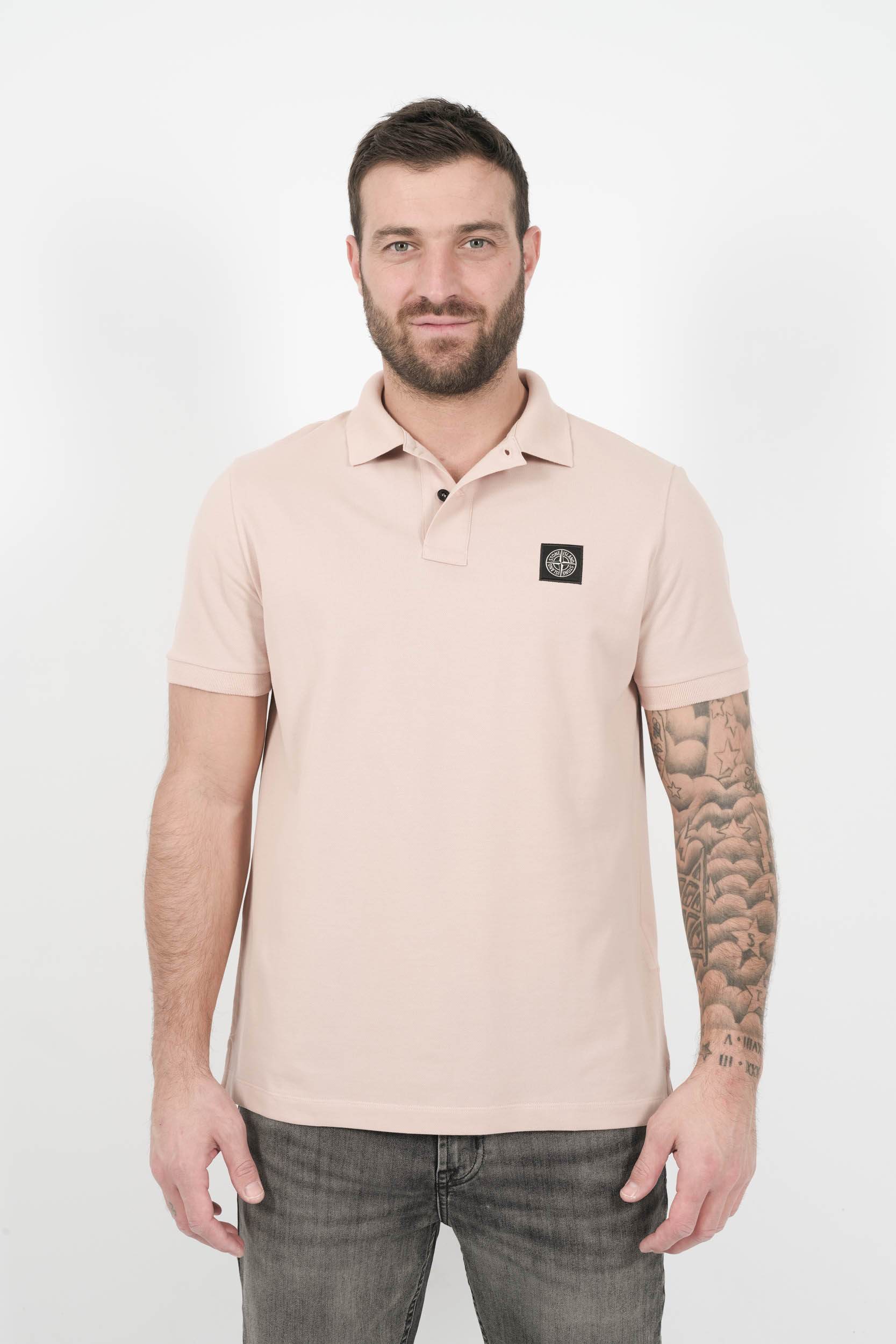 POLO STONE ISLAND SLIM FIT ROSE S15222SCS17-V0082