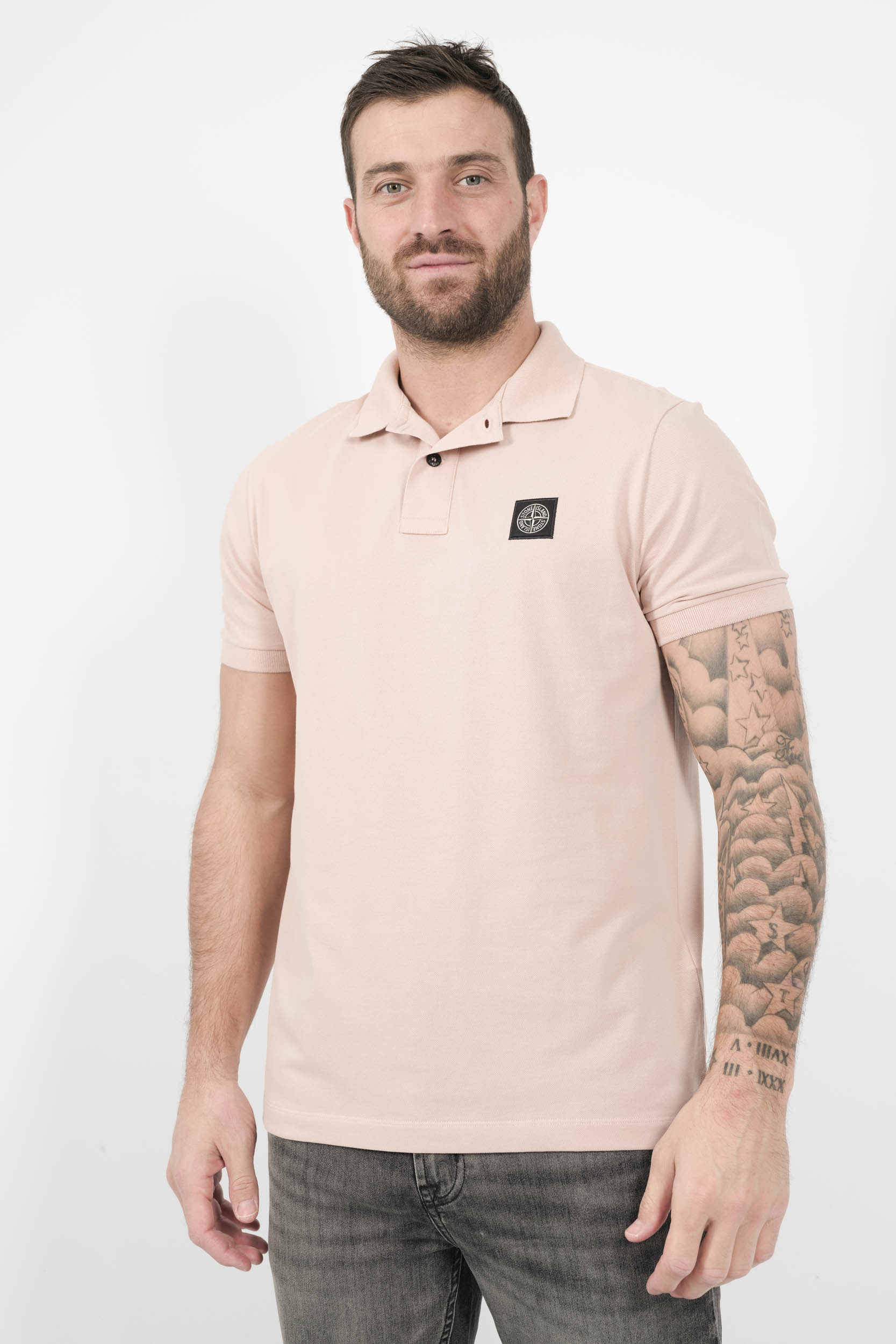 POLO STONE ISLAND SLIM FIT ROSE S15222SCS17-V0082