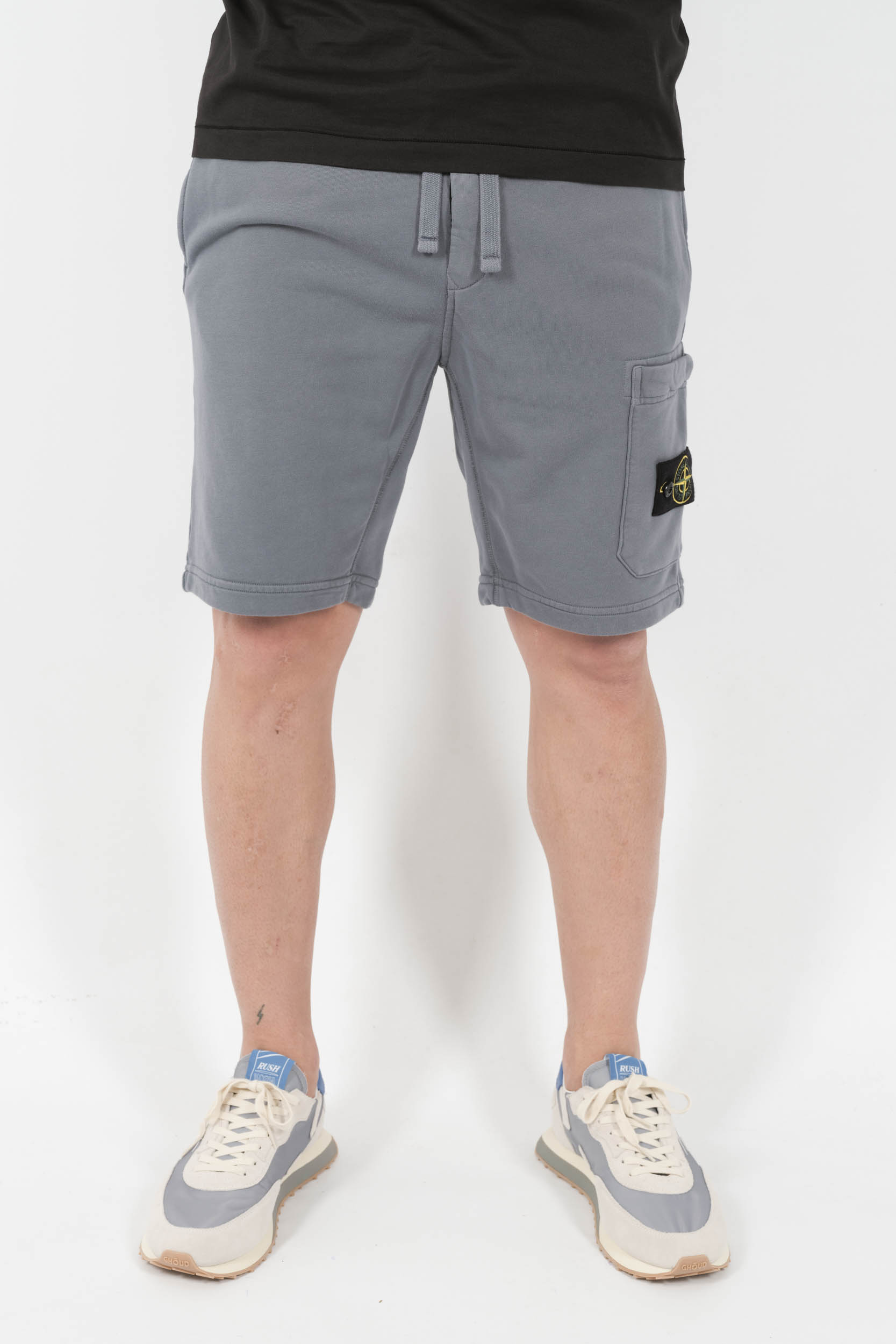SHORT STONE ISLAND COTON BLEU S156212S51-V0024