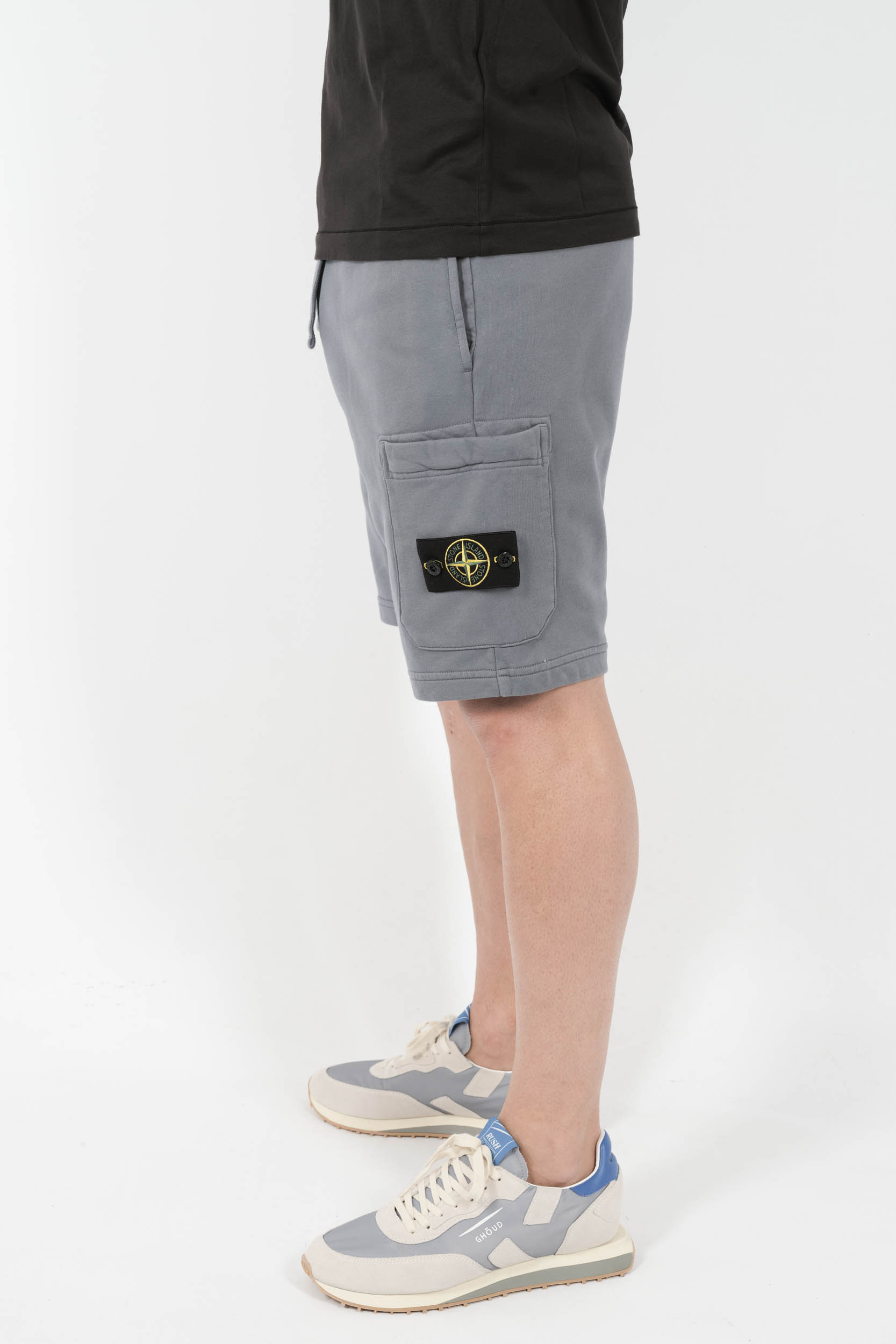 SHORT STONE ISLAND COTON BLEU S156212S51-V0024