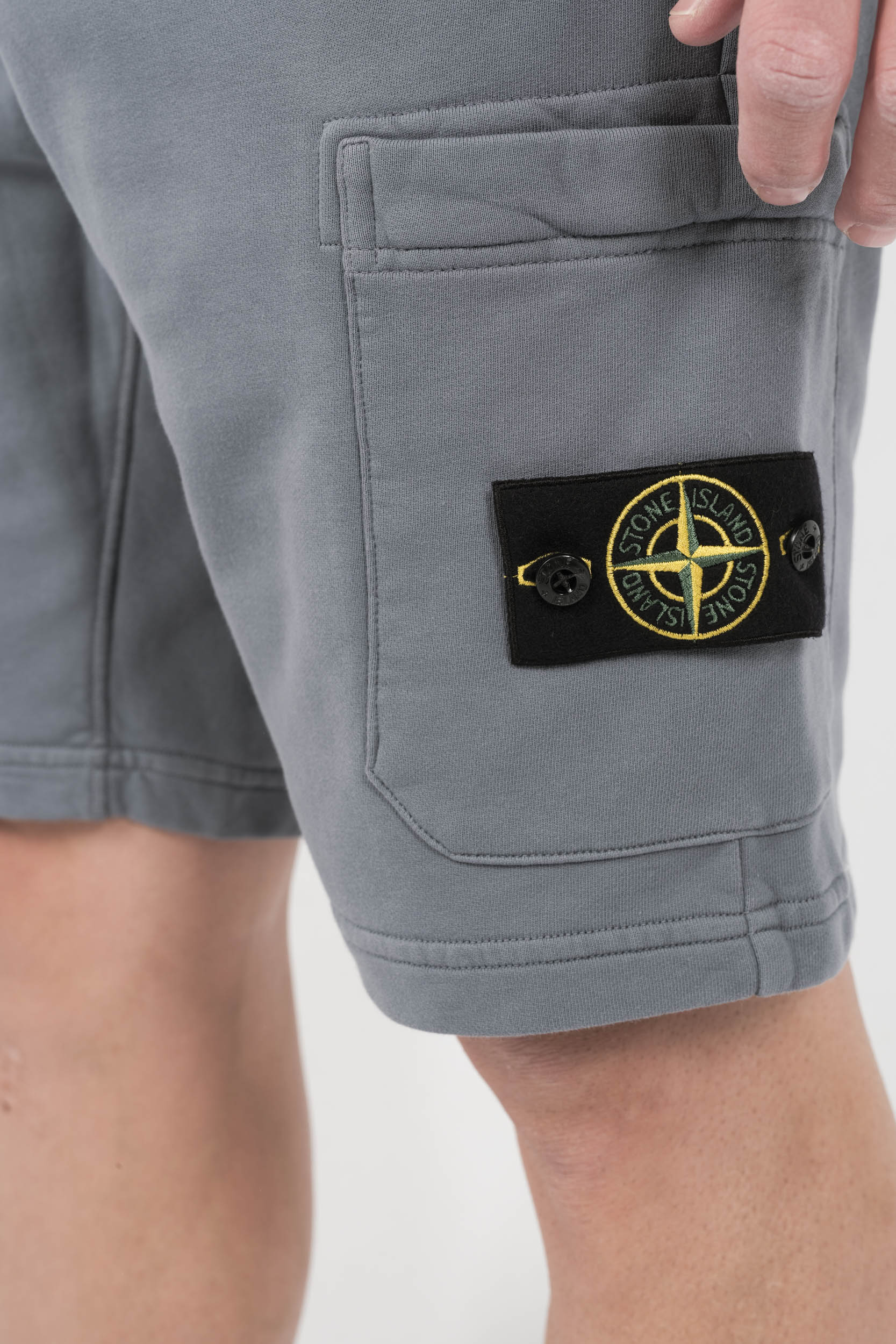 SHORT STONE ISLAND COTON BLEU S156212S51-V0024