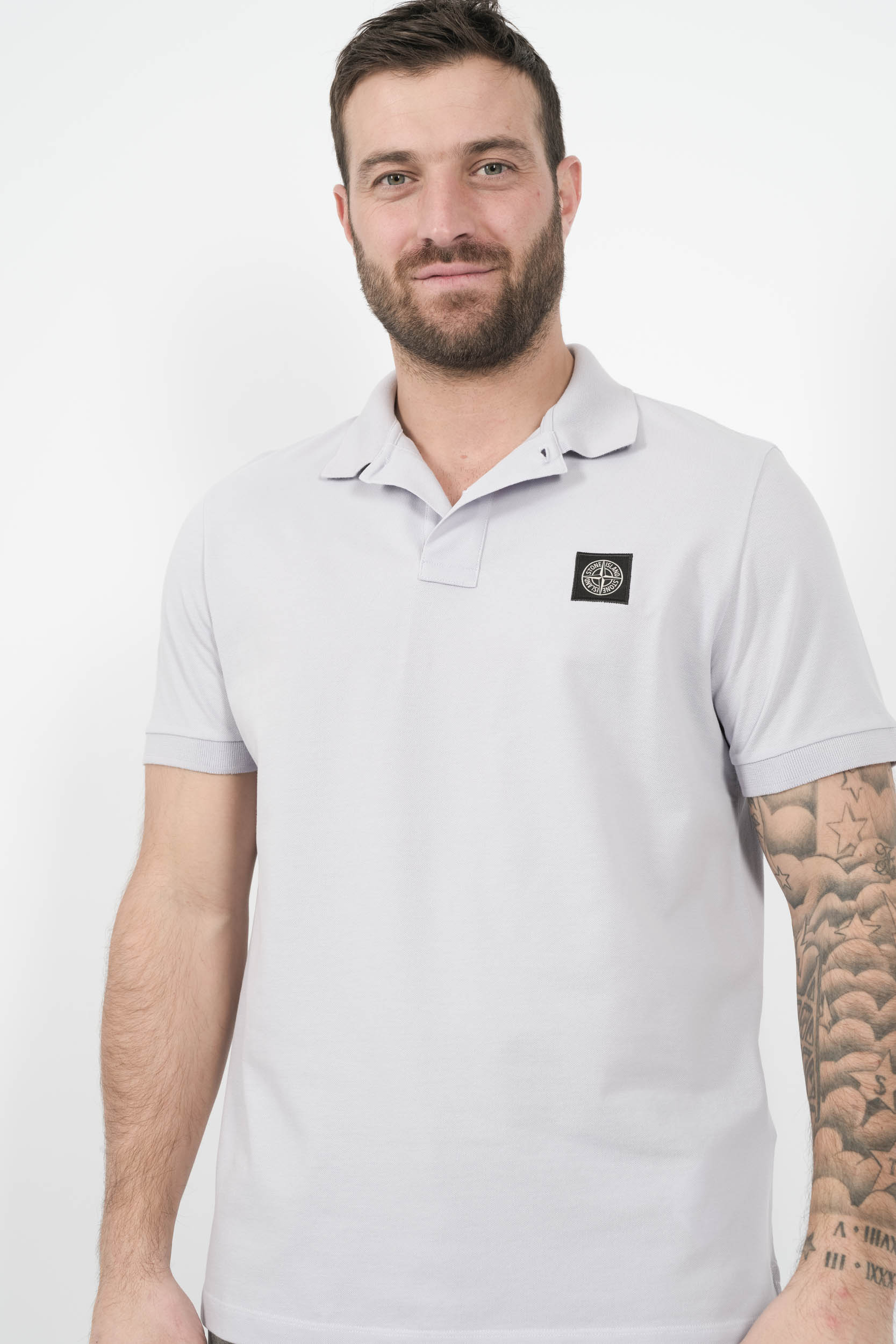 POLO STONE ISLAND SLIM FIT VIOLET CLAIR S15222SCS17-V0088