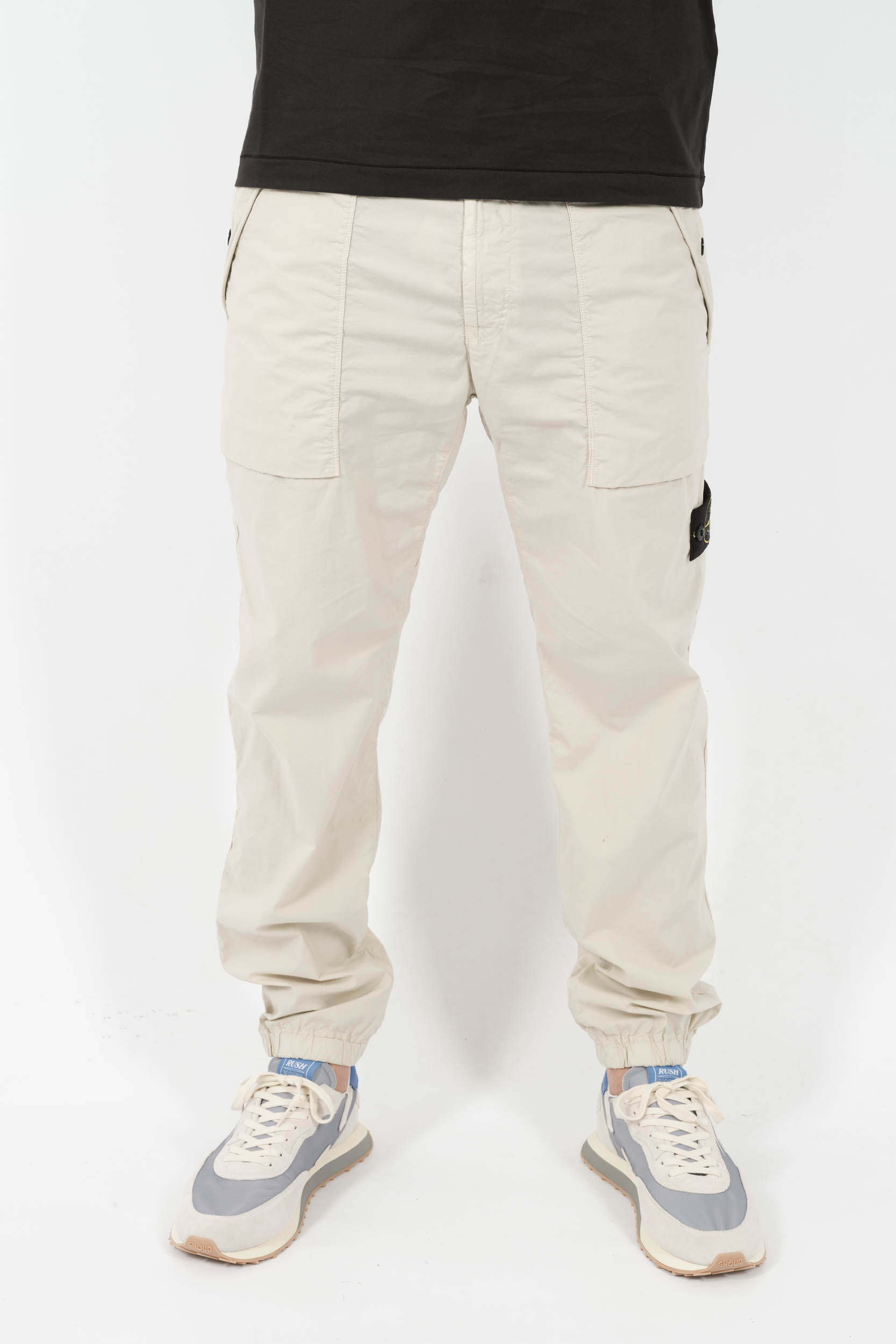 CARGO STONE ISLAND AVEC CORDON DE SERRAGE BLANC CREME S153117S3-V0095