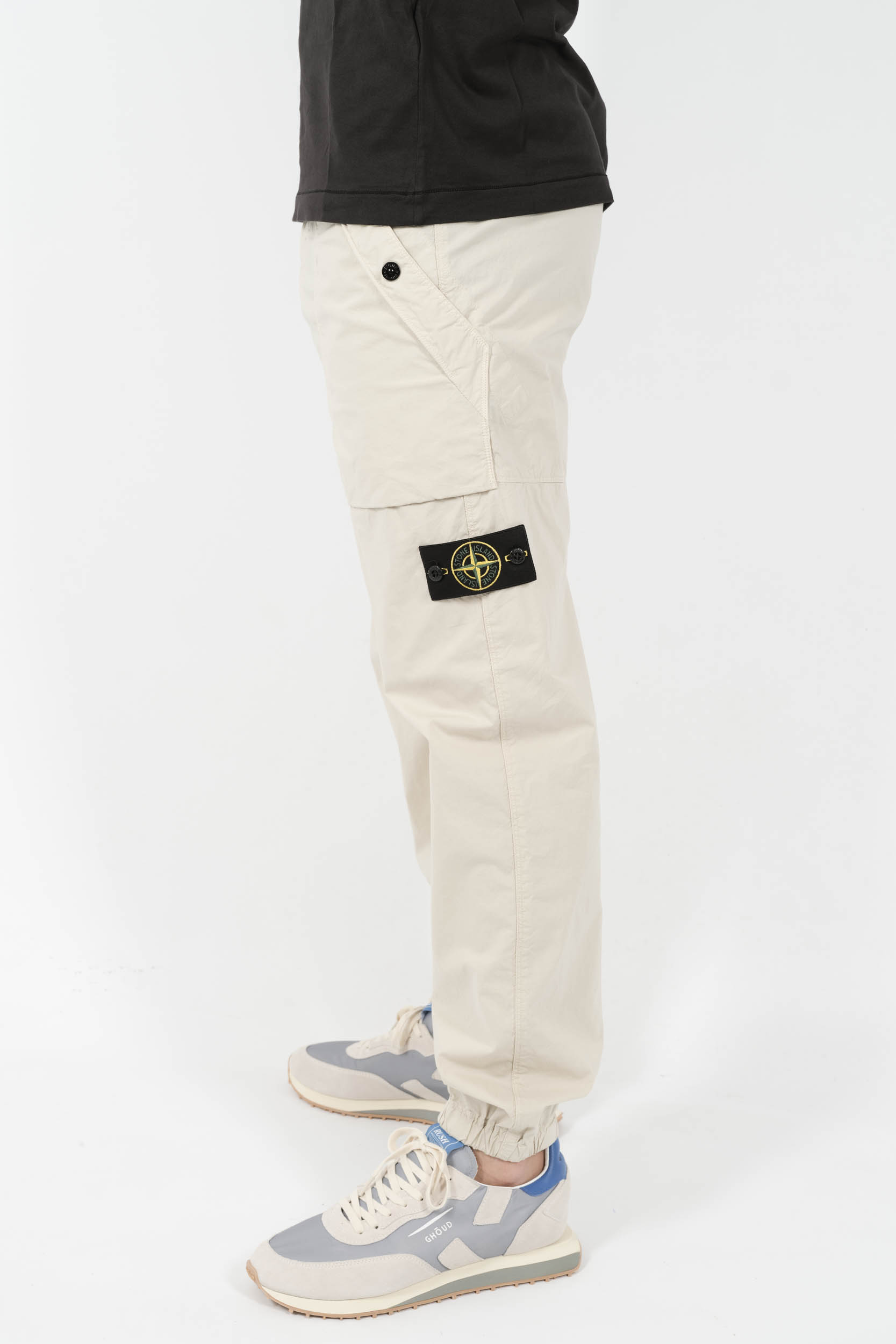 CARGO STONE ISLAND AVEC CORDON DE SERRAGE BLANC CREME S153117S3-V0095