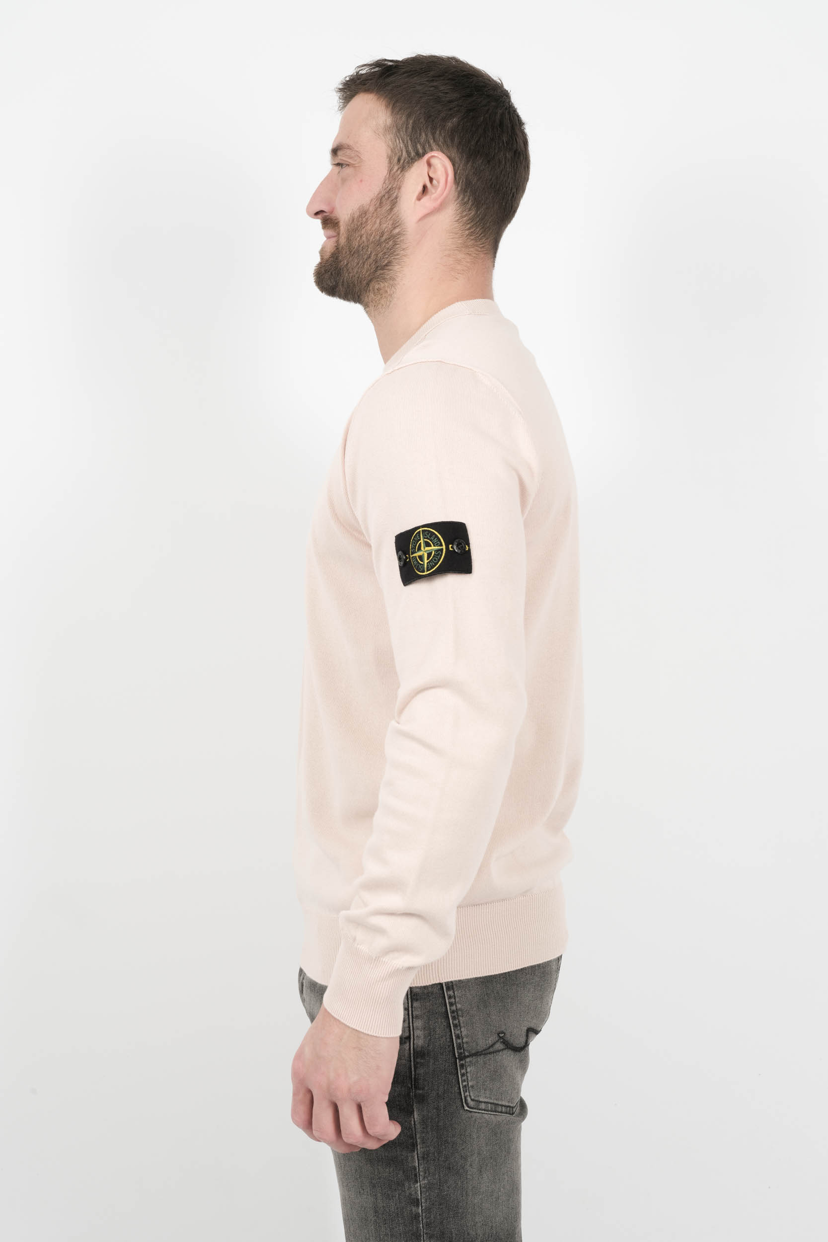  Image du produit PULL STONE ISLAND COL ROND ROSE S155153SB2-V0082 - 4