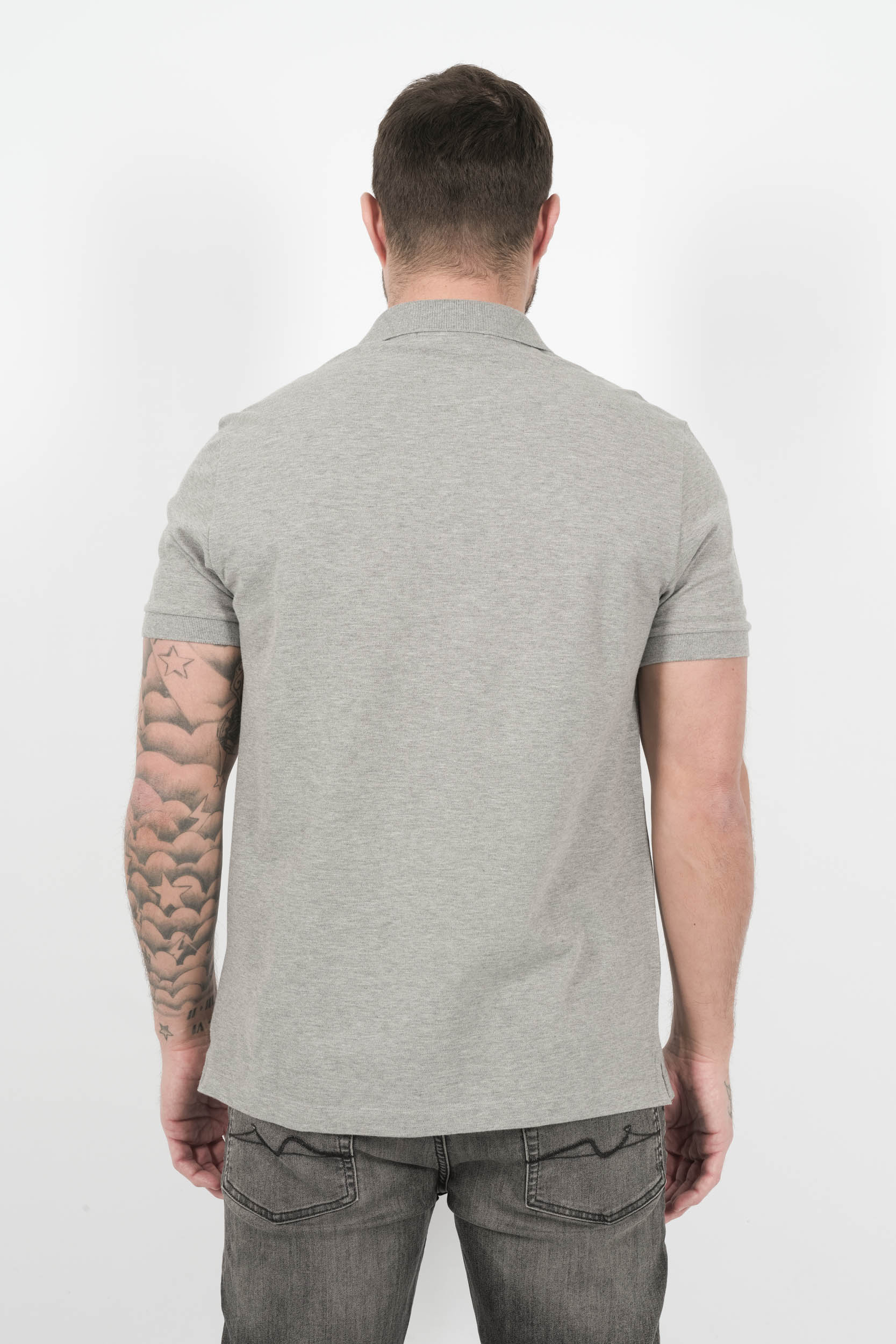 POLO STONE ISLAND SLIM FIT GRIS S15222SCS17-V0M64