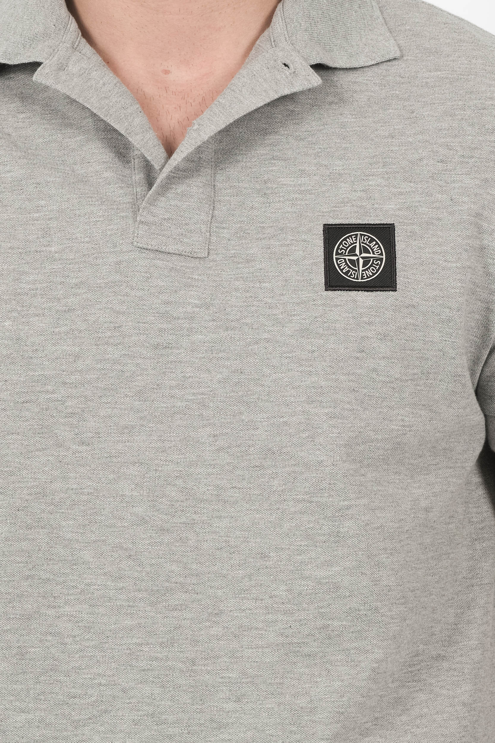 POLO STONE ISLAND SLIM FIT GRIS S15222SCS17-V0M64