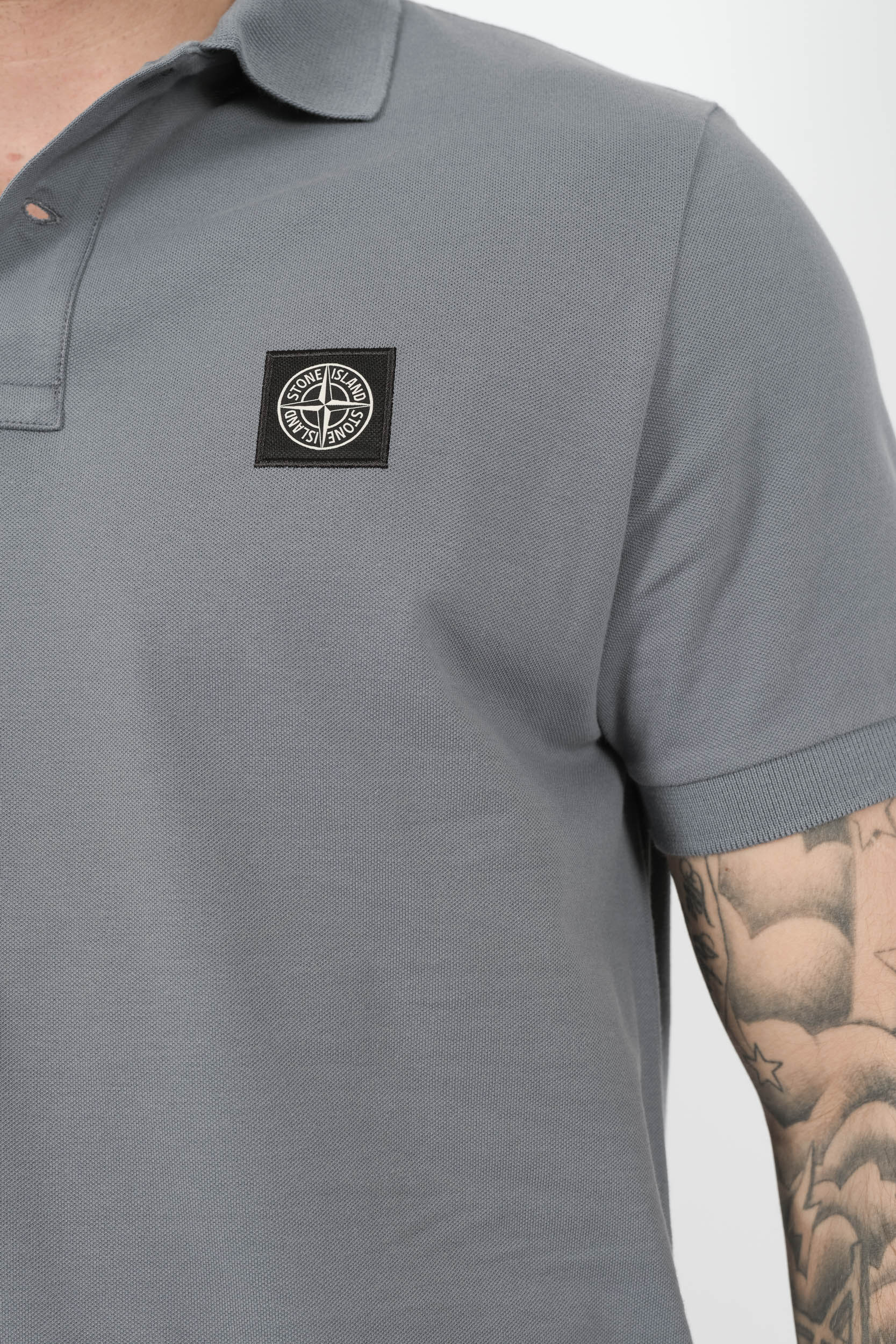  Image du produit POLO STONE ISLAND SILM FIT BLEU S15222SCS17-V0024 - 6