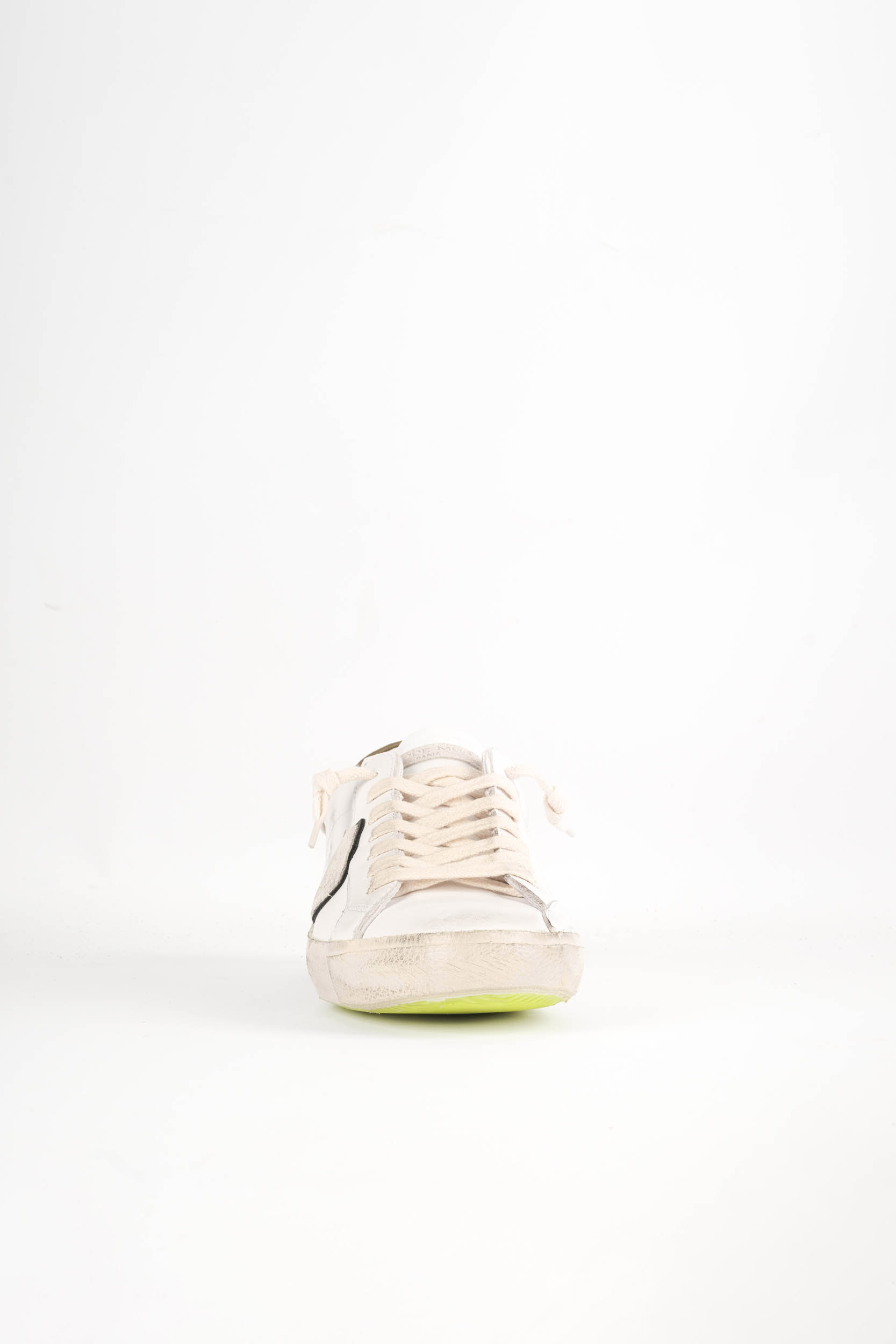 BASKETS PHILIPPE MODEL PRSX BLANC/KAKI PRLU-VV08
