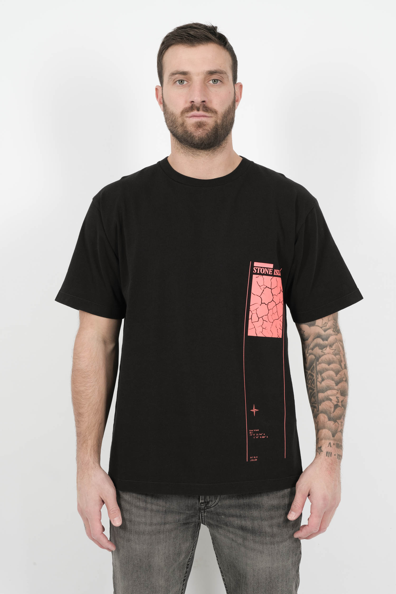  Image du produit TEE-SHIRT STONE ISLAND OVERSIZE NOIR S15212RCS136-V0029 - 3