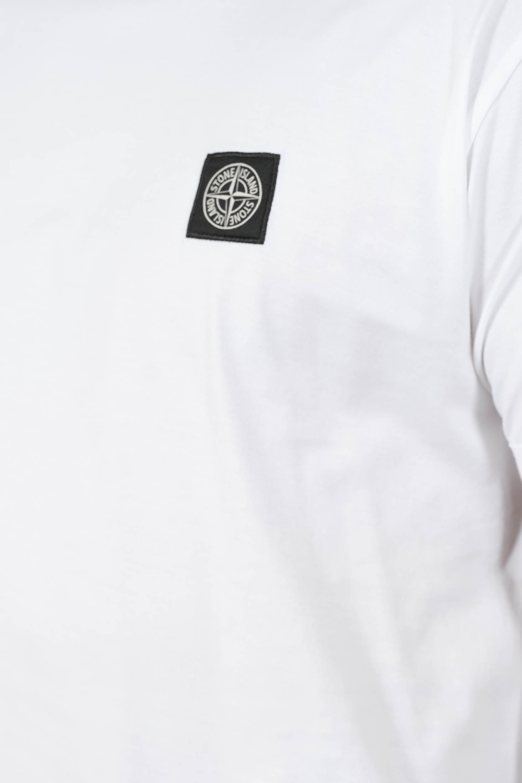 TEE-SHIRT STONE ISLAND AVEC LOGO BLANC S152139S13-V0001