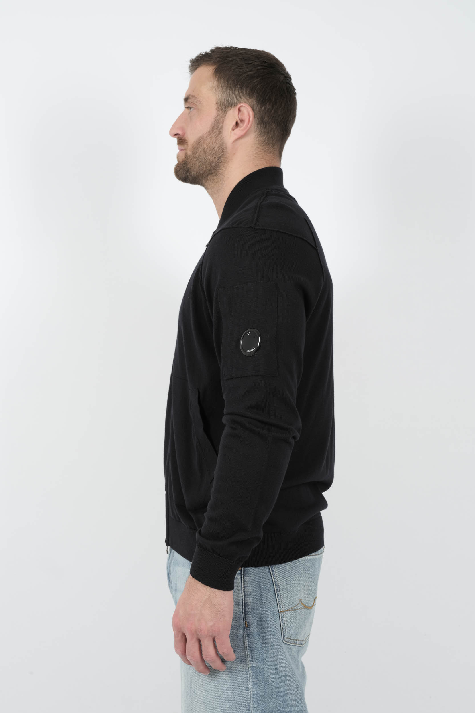 Image du produit GILET C.P COMPANY ZIPPE MARINE N084A-888 - 4