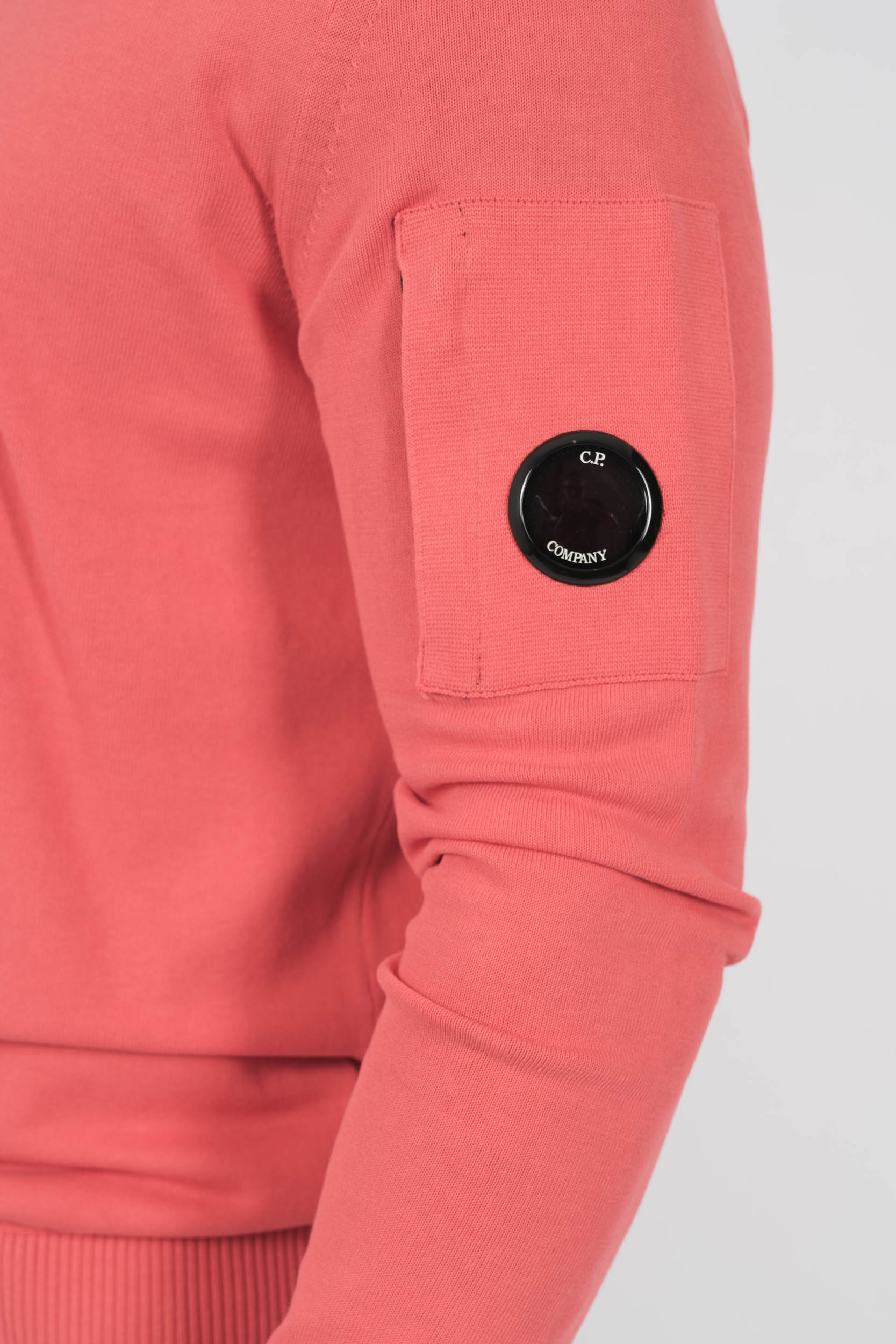 PULL C.P COMPANY COL ROND ORANGE FLUO N086A-547