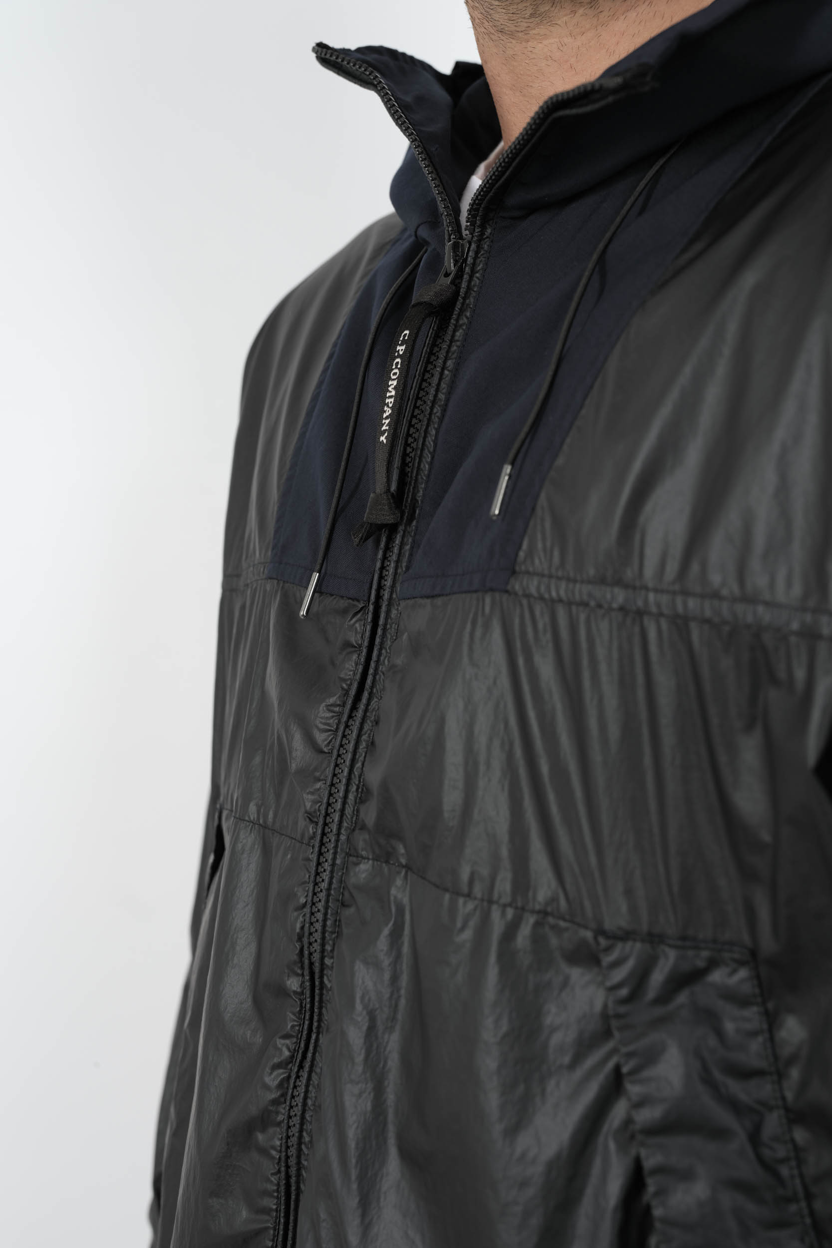 VESTE C.P COMPANY BI-MATIERE MARINE W036A-888