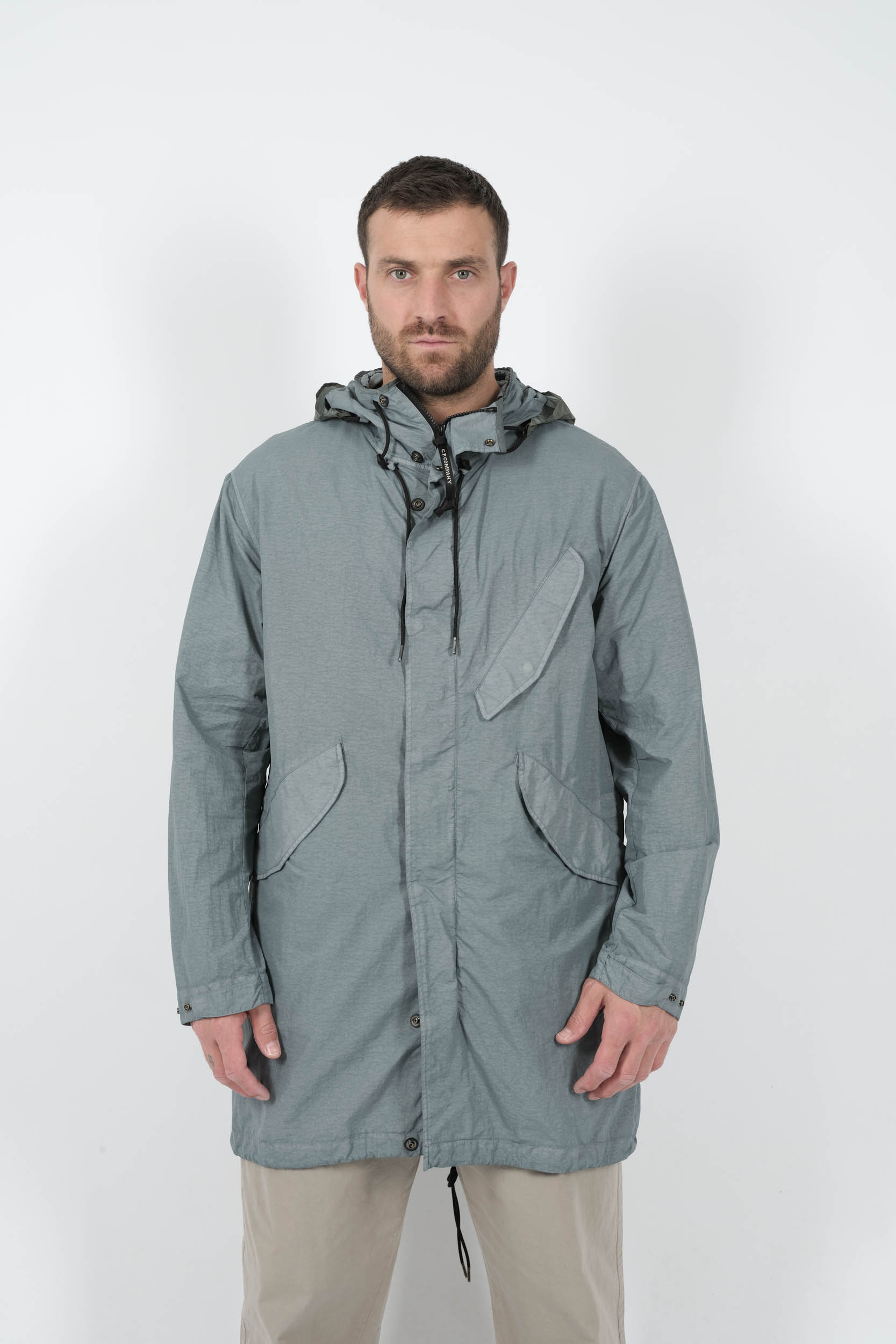  Image du produit PARKAS C.P COMPANY A CAPUCHE LUNETTES BLEU W064A-872 - 3