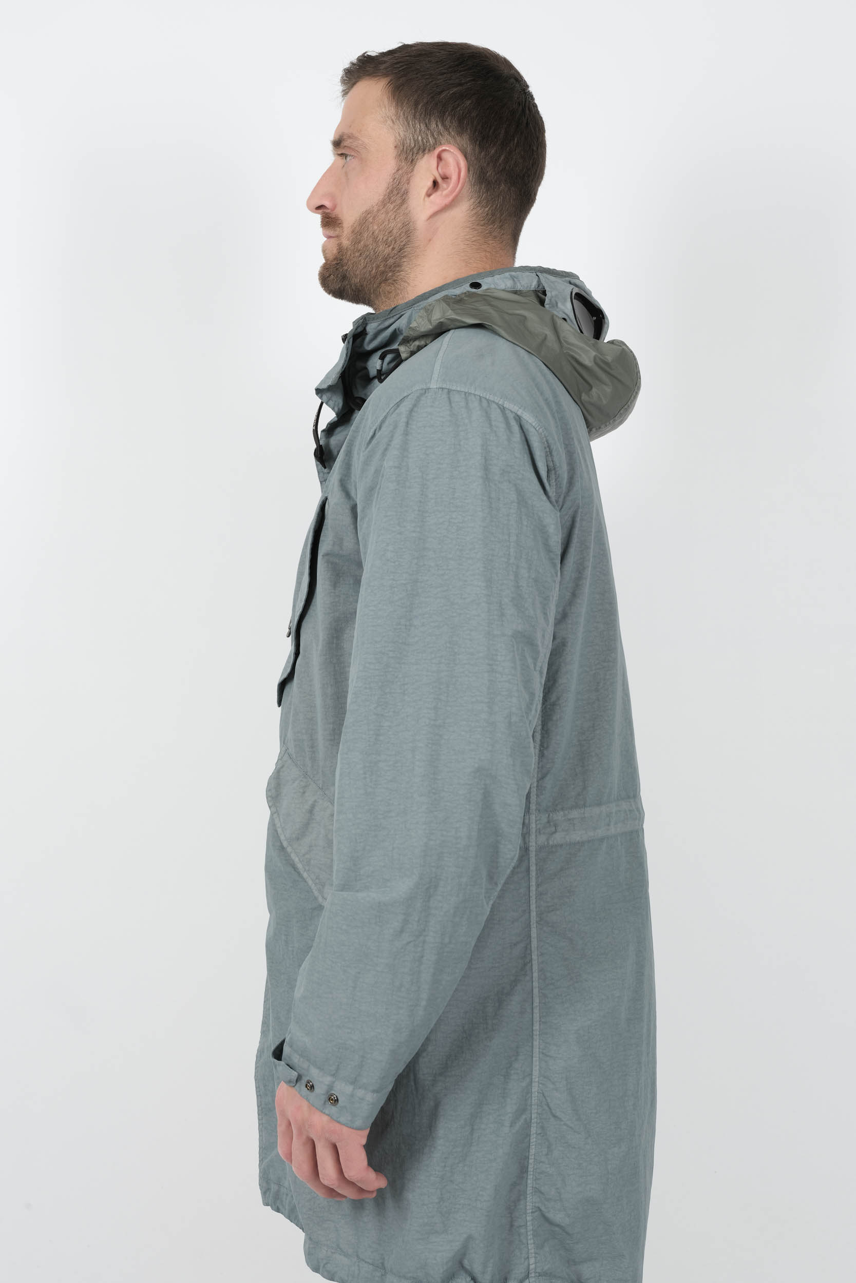  Image du produit PARKAS C.P COMPANY A CAPUCHE LUNETTES BLEU W064A-872 - 4
