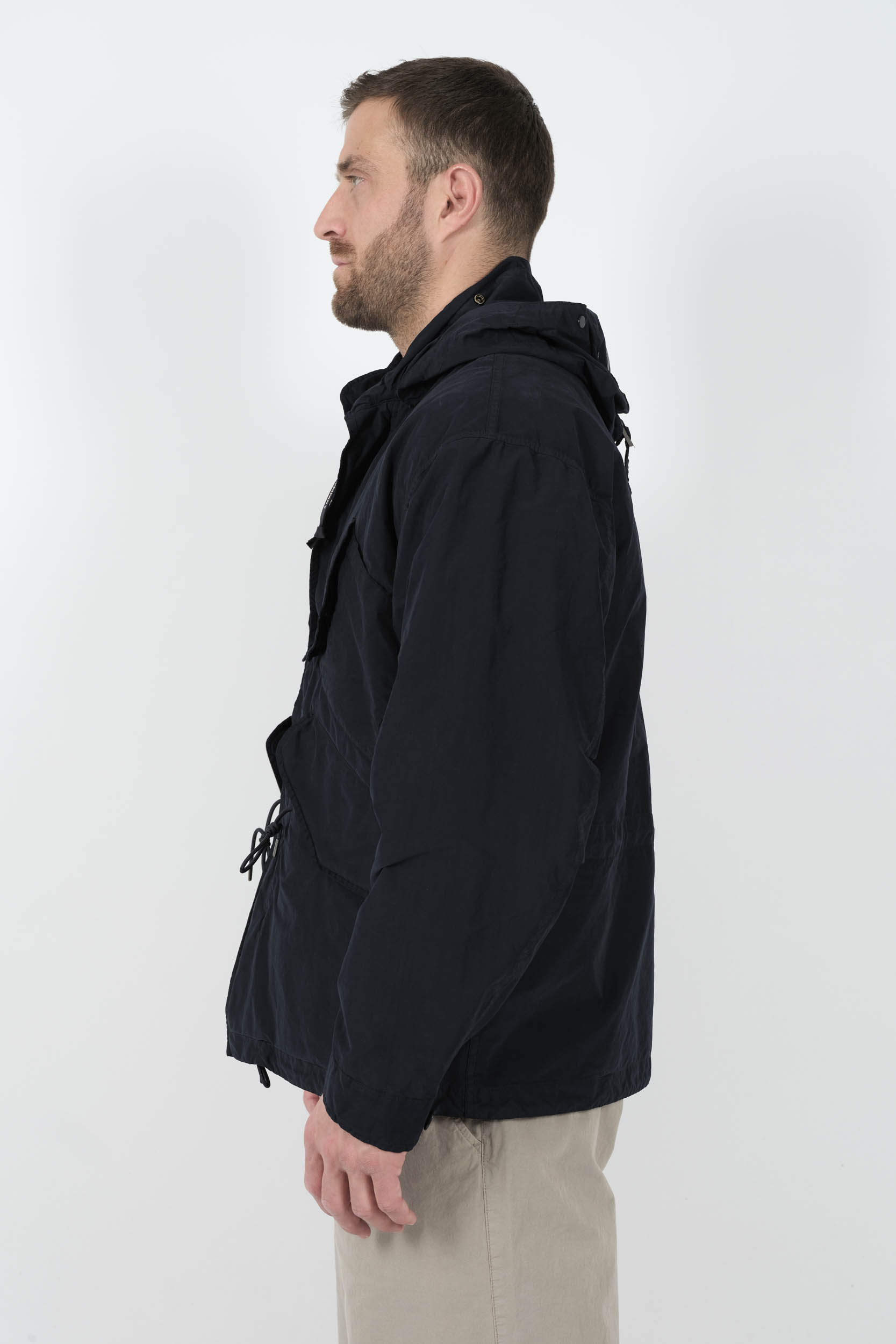  Image du produit VESTE C.P COMPANY A CAPUCHE LUNETTES MARINE W220A-888 - 4
