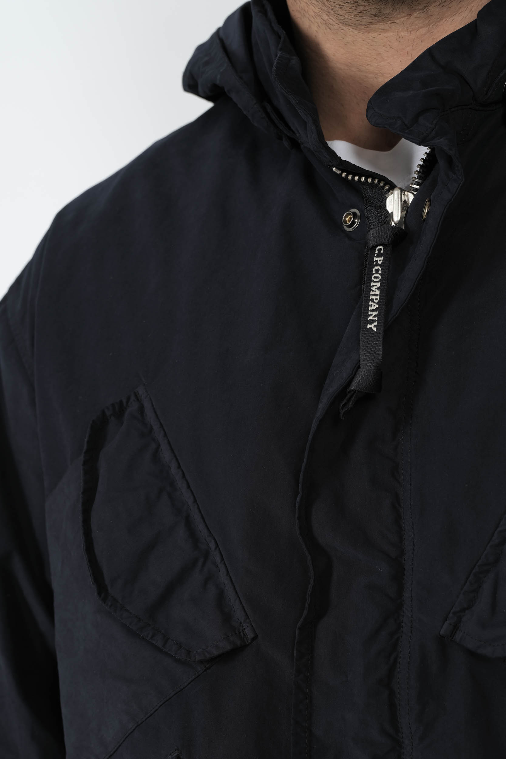  Image du produit VESTE C.P COMPANY A CAPUCHE LUNETTES MARINE W220A-888 - 6