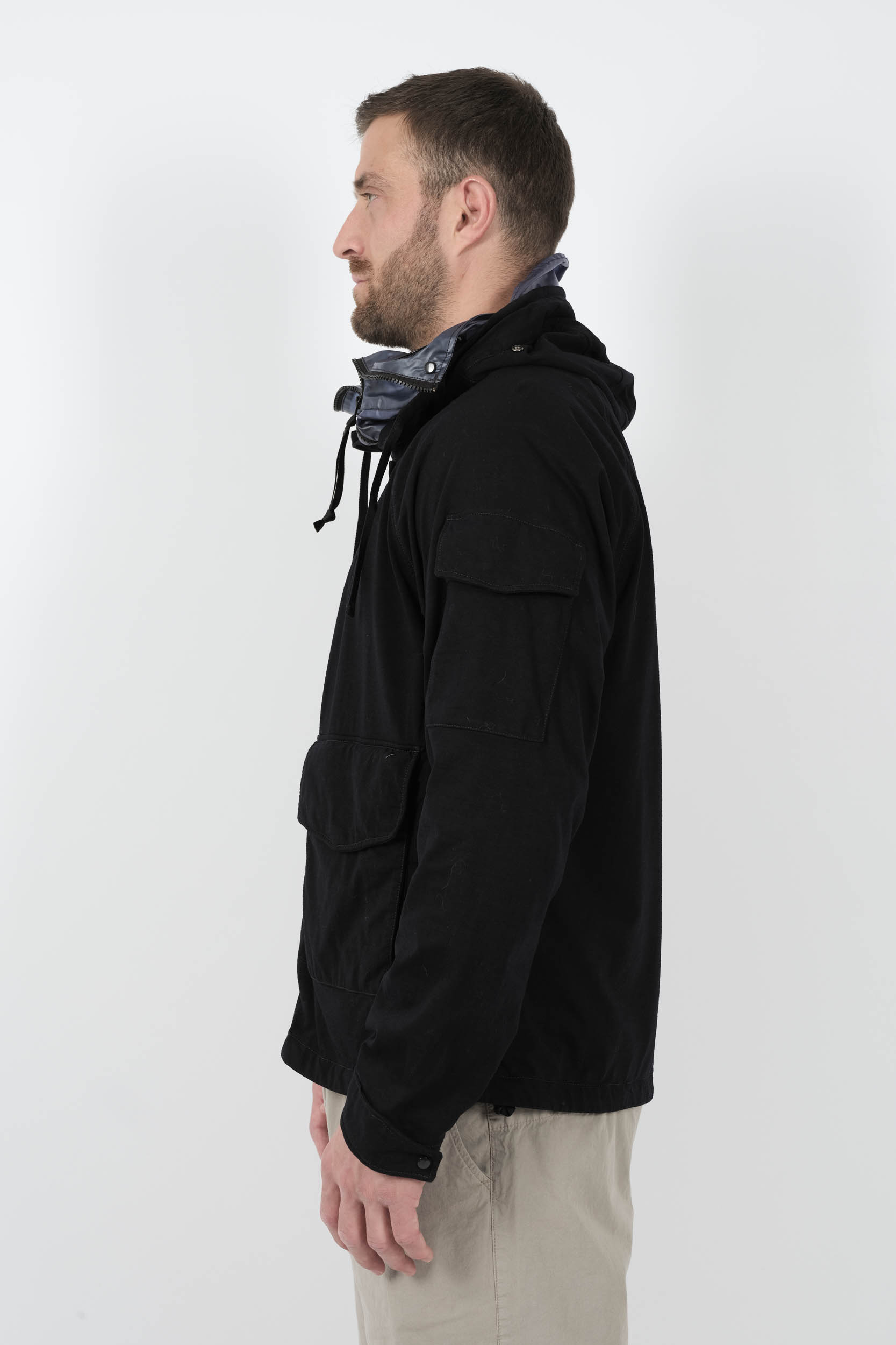  Image du produit VESTE C.P COMPANY CAPUCHE REGLABLE LUNETTES MARINE W223A-888 - 4