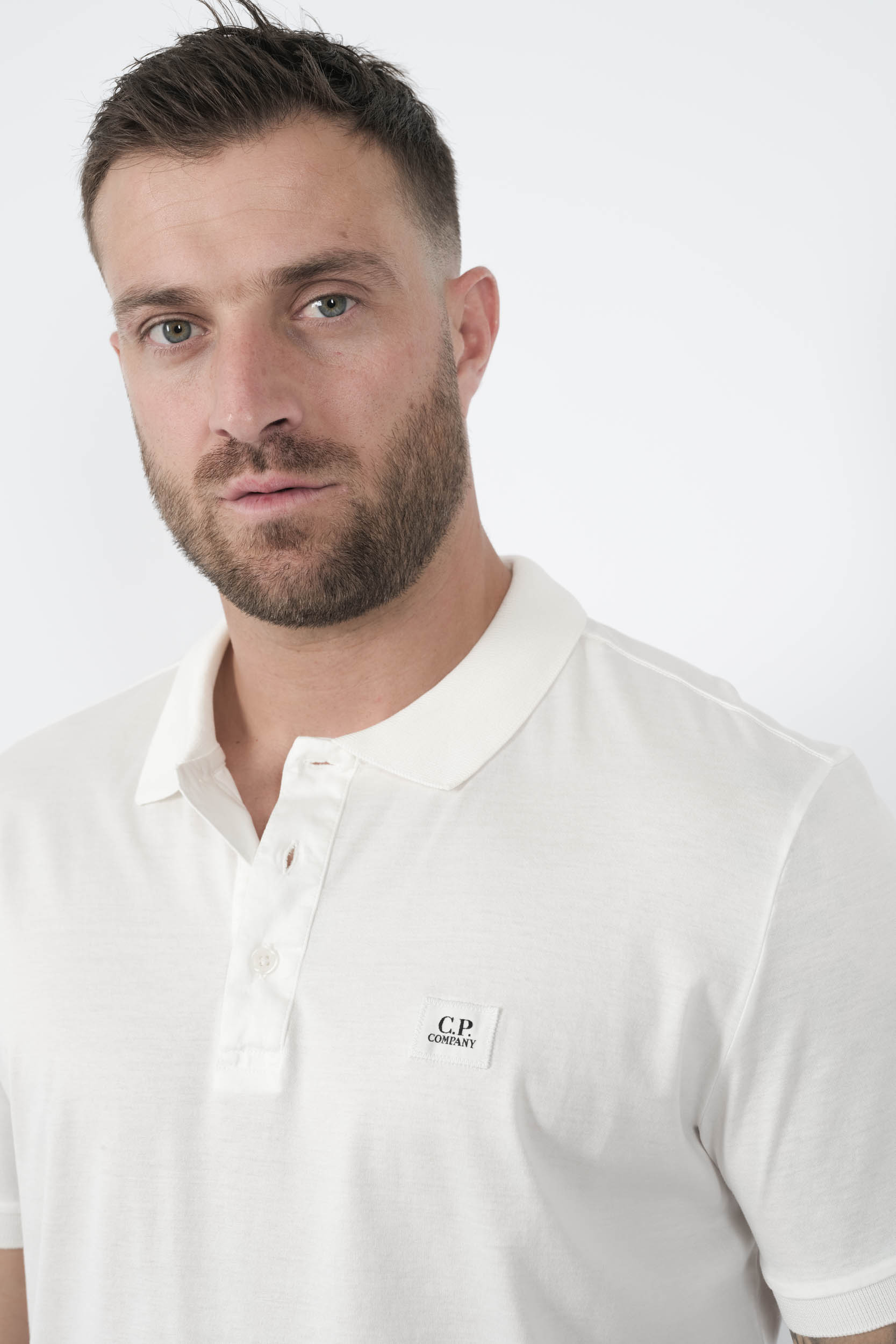  Image du produit POLO C.P COMPANY EN COTON BLANC L091A-103 - 2