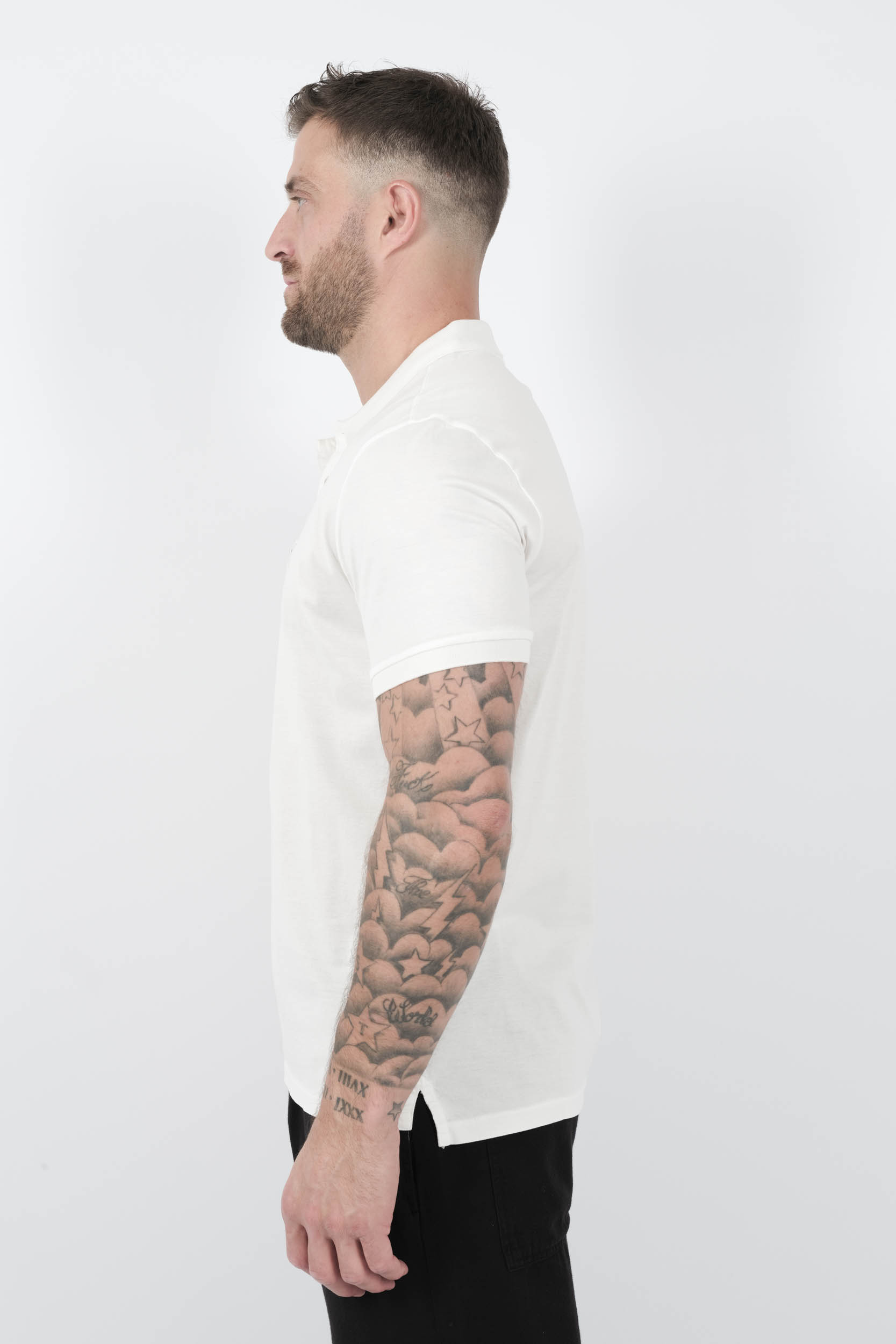  Image du produit POLO C.P COMPANY EN COTON BLANC L091A-103 - 4