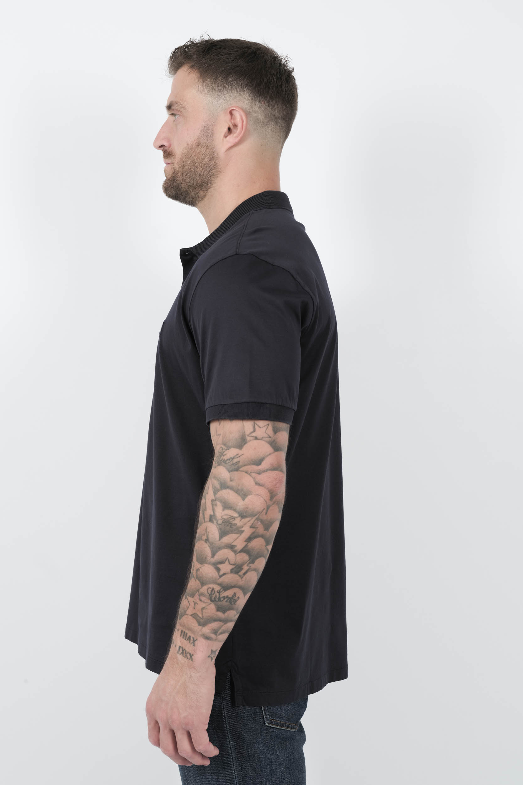 POLO C.P COMPANY EN COTON MARINE L091A-888