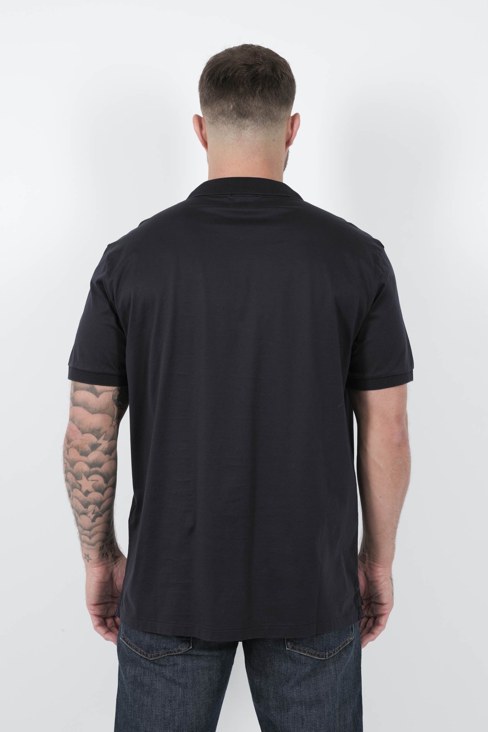 POLO C.P COMPANY EN COTON MARINE L091A-888
