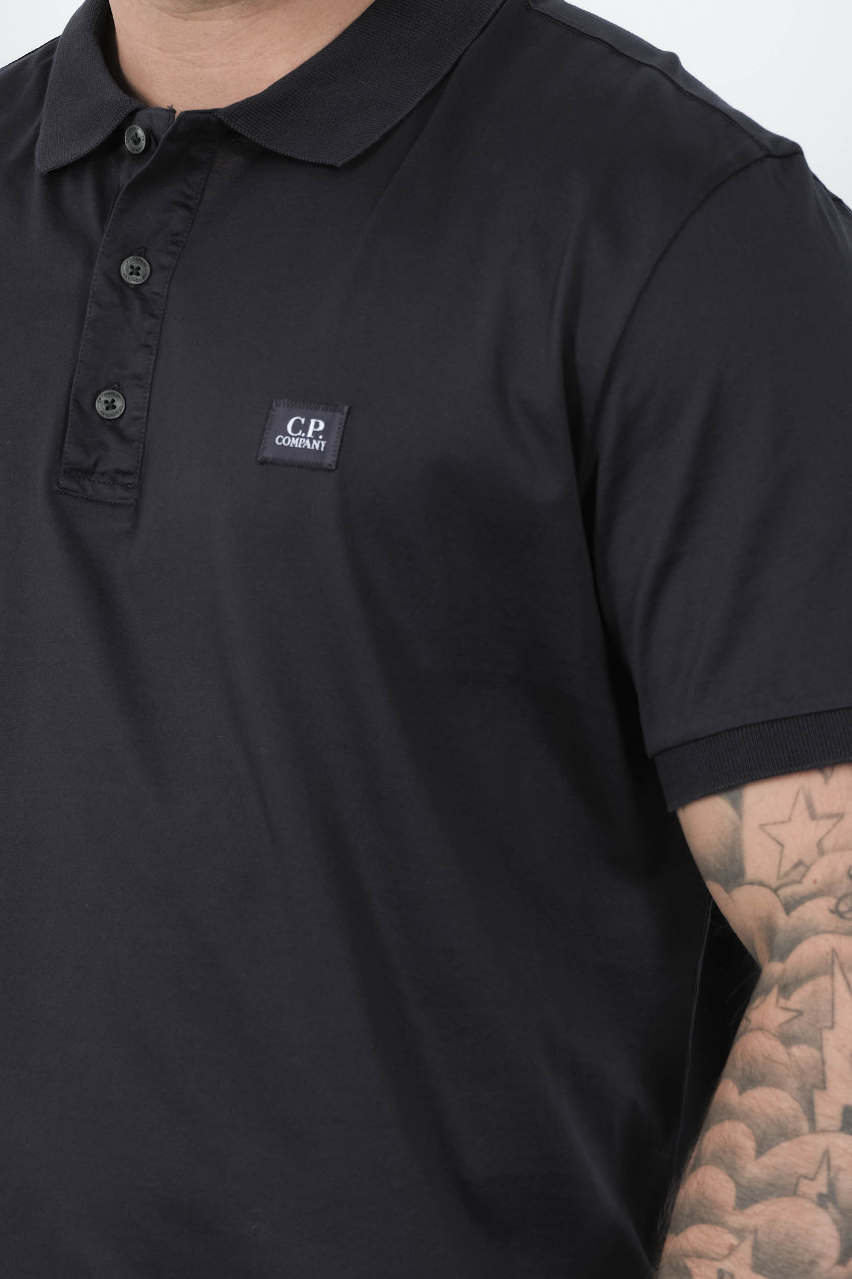 POLO C.P COMPANY EN COTON MARINE L091A-888