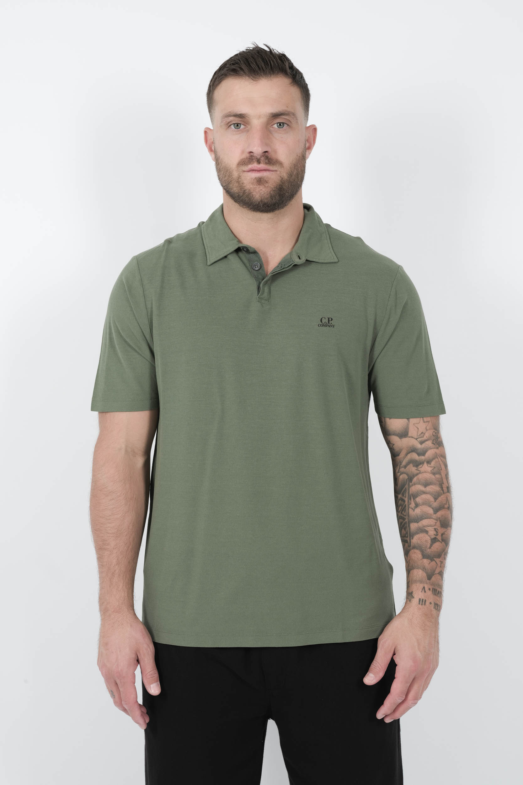  Image du produit POLO C.P COMPANY EN COTON VERT L262A-669 - 3