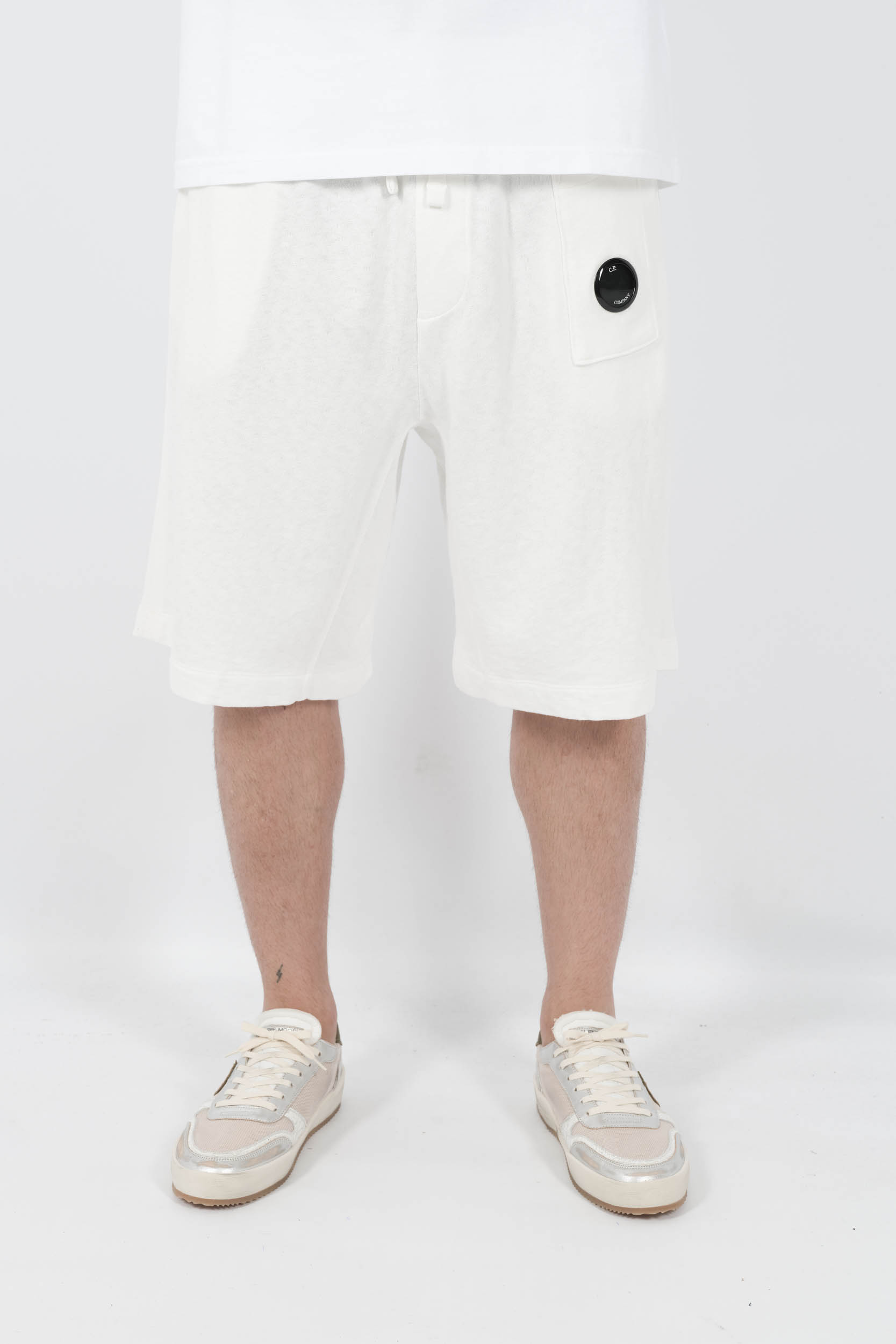  Image du produit SHORT C.P COMPANY EN COTON BLANC B268A-103 - 3