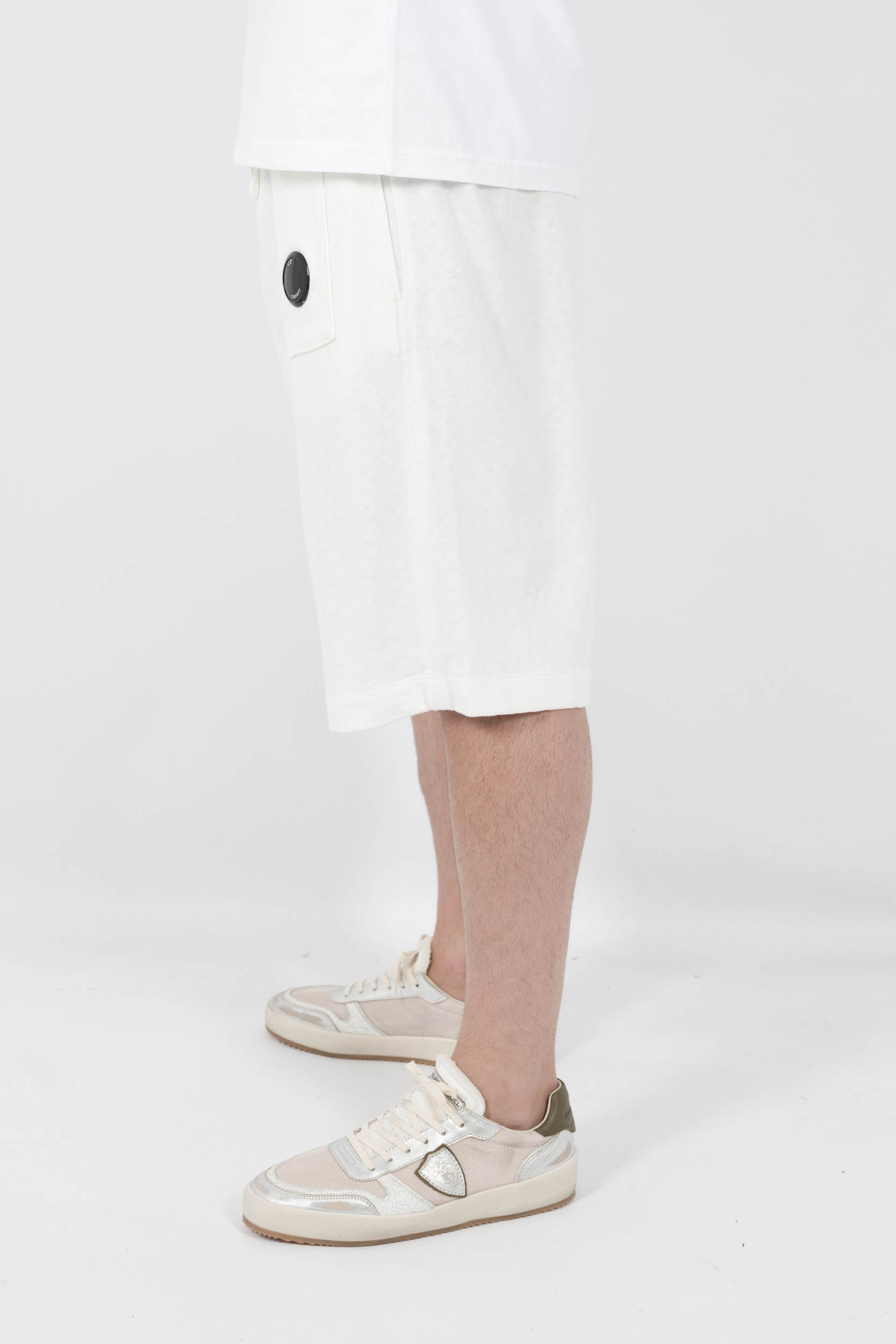  Image du produit SHORT C.P COMPANY EN COTON BLANC B268A-103 - 4