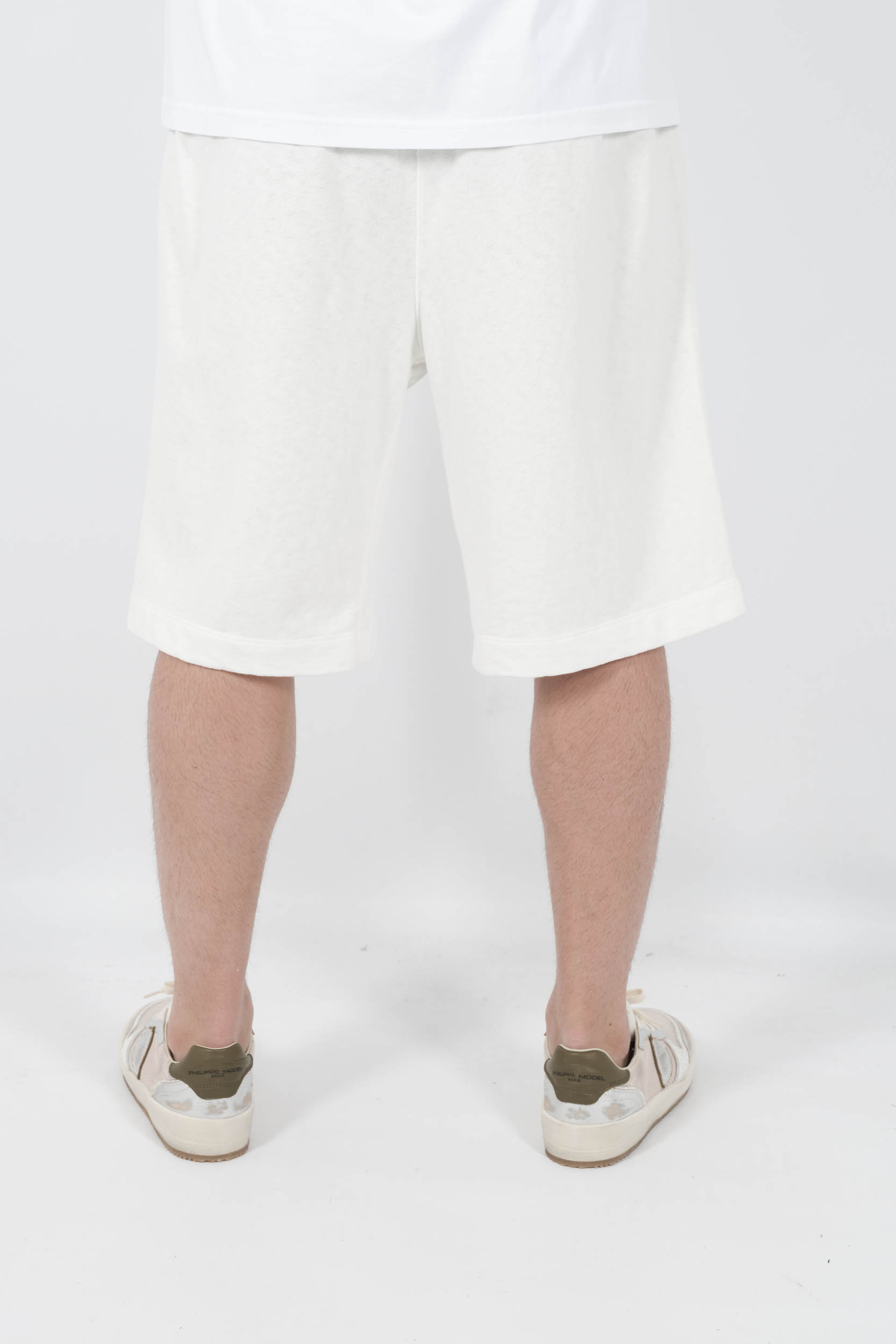  Image du produit SHORT C.P COMPANY EN COTON BLANC B268A-103 - 5