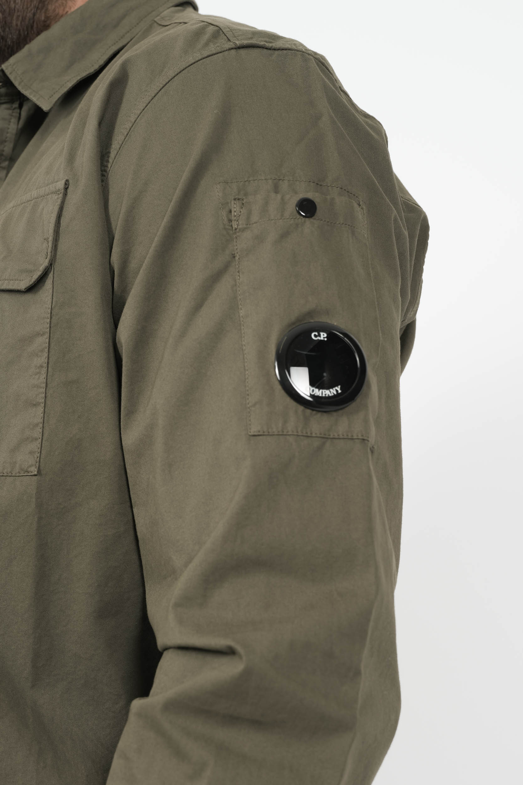  Image du produit CHEMISE C.P COMPANY A BOUTON KAKI H140A-683 - 6