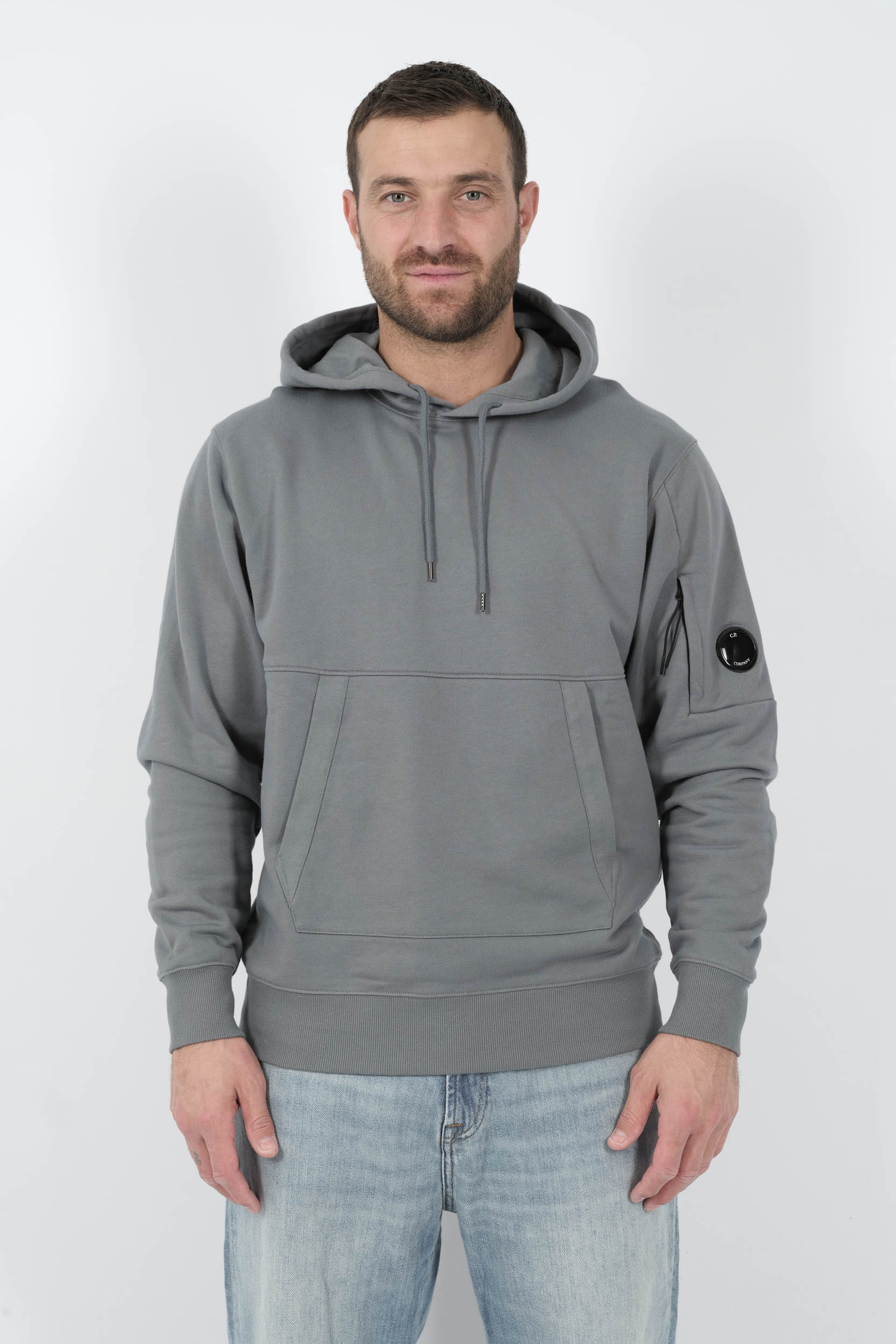  Image du produit SWEAT C.P COMPANY A CAPUCHE BLEU / GRIS S024A-872 - 3