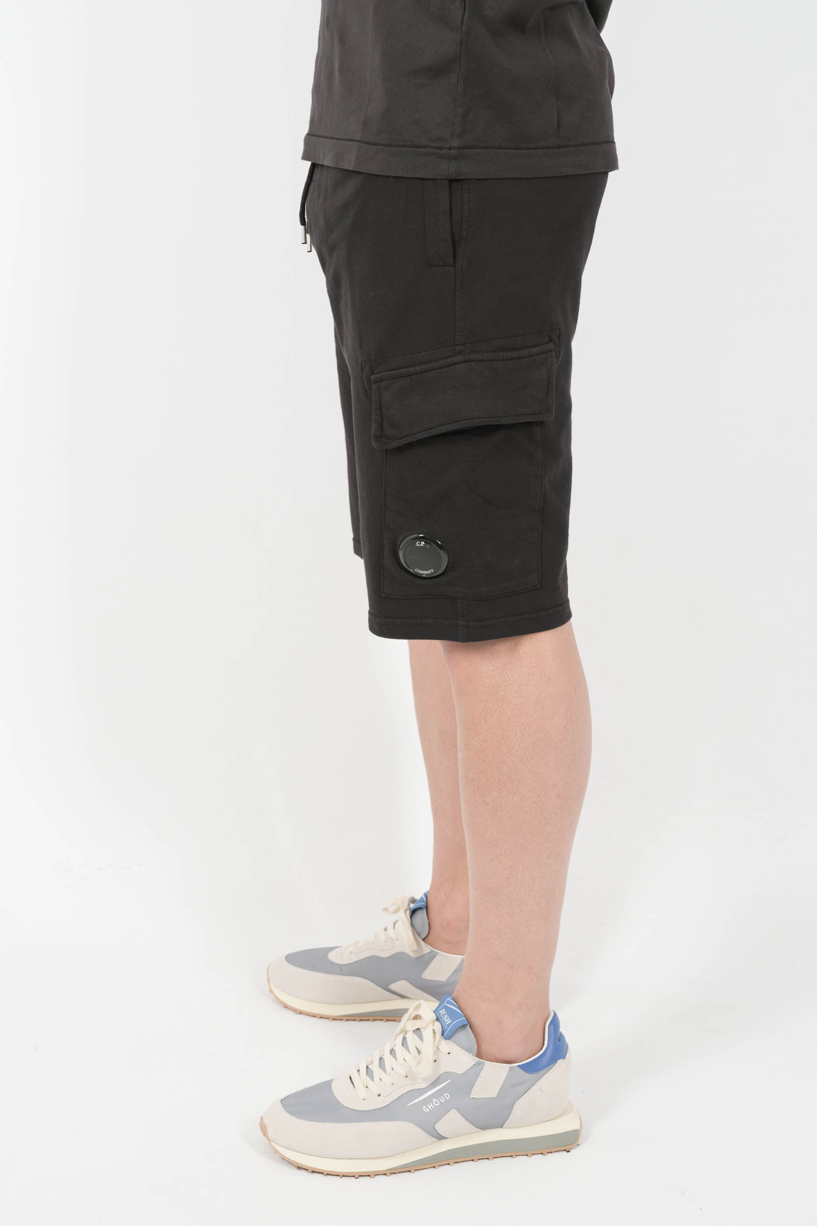  Image du produit SHORT C.P COMPANY EN COTON NOIR B069A-999 - 4