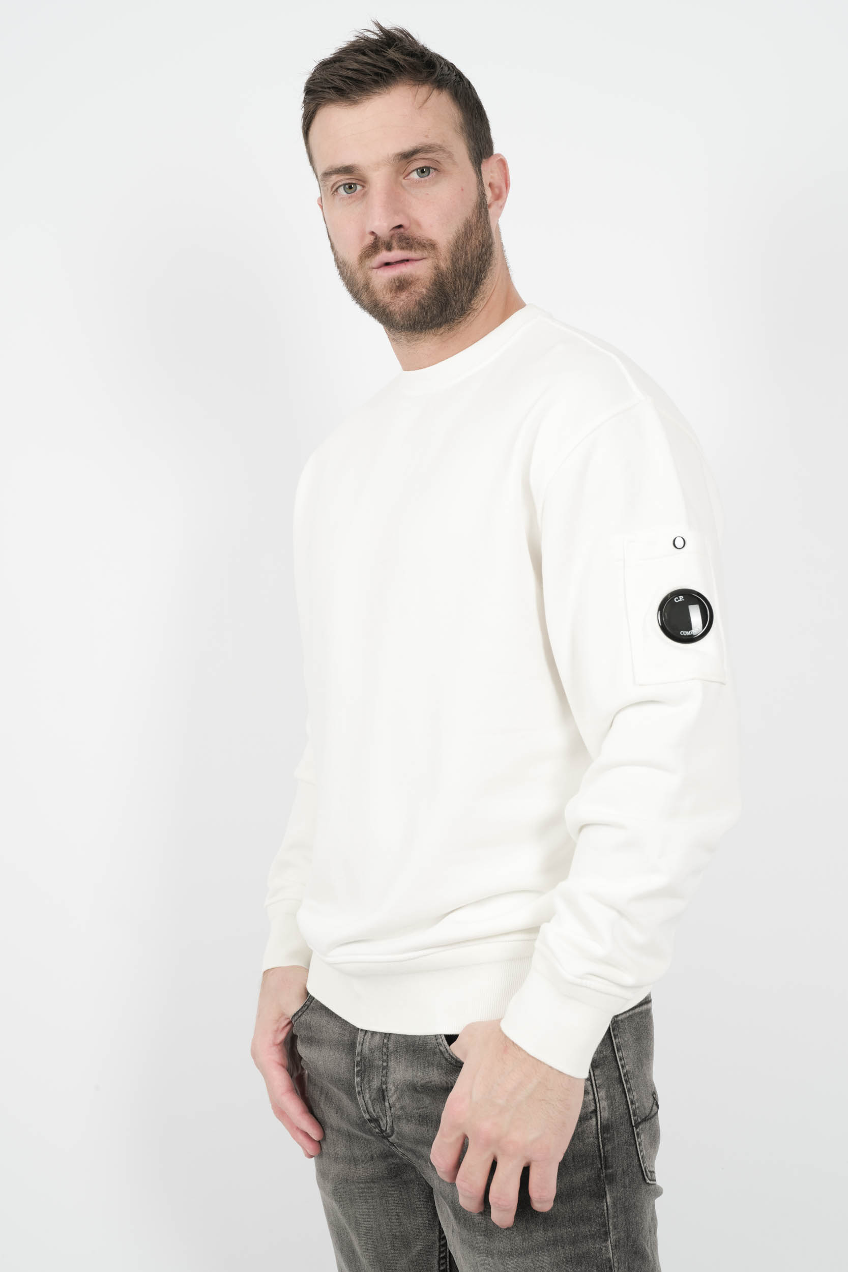 Image du produit SWEAT C.P COMPANY COL ROND HUBLOT BLANC S098A-103