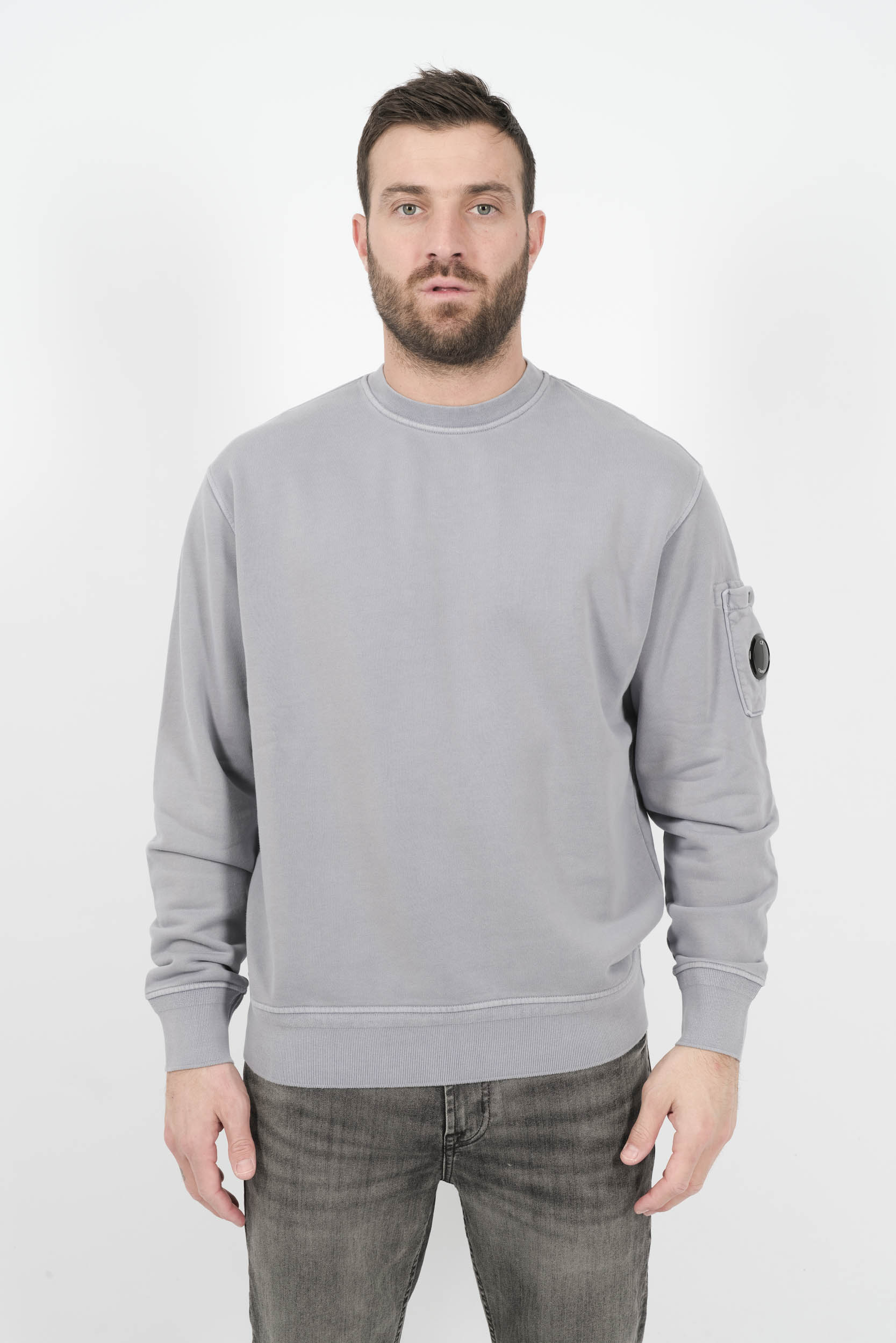  Image du produit SWEAT C.P COMPANY COL ROND HUBLOT VIOLET LAVANDE S098A-774 - 3