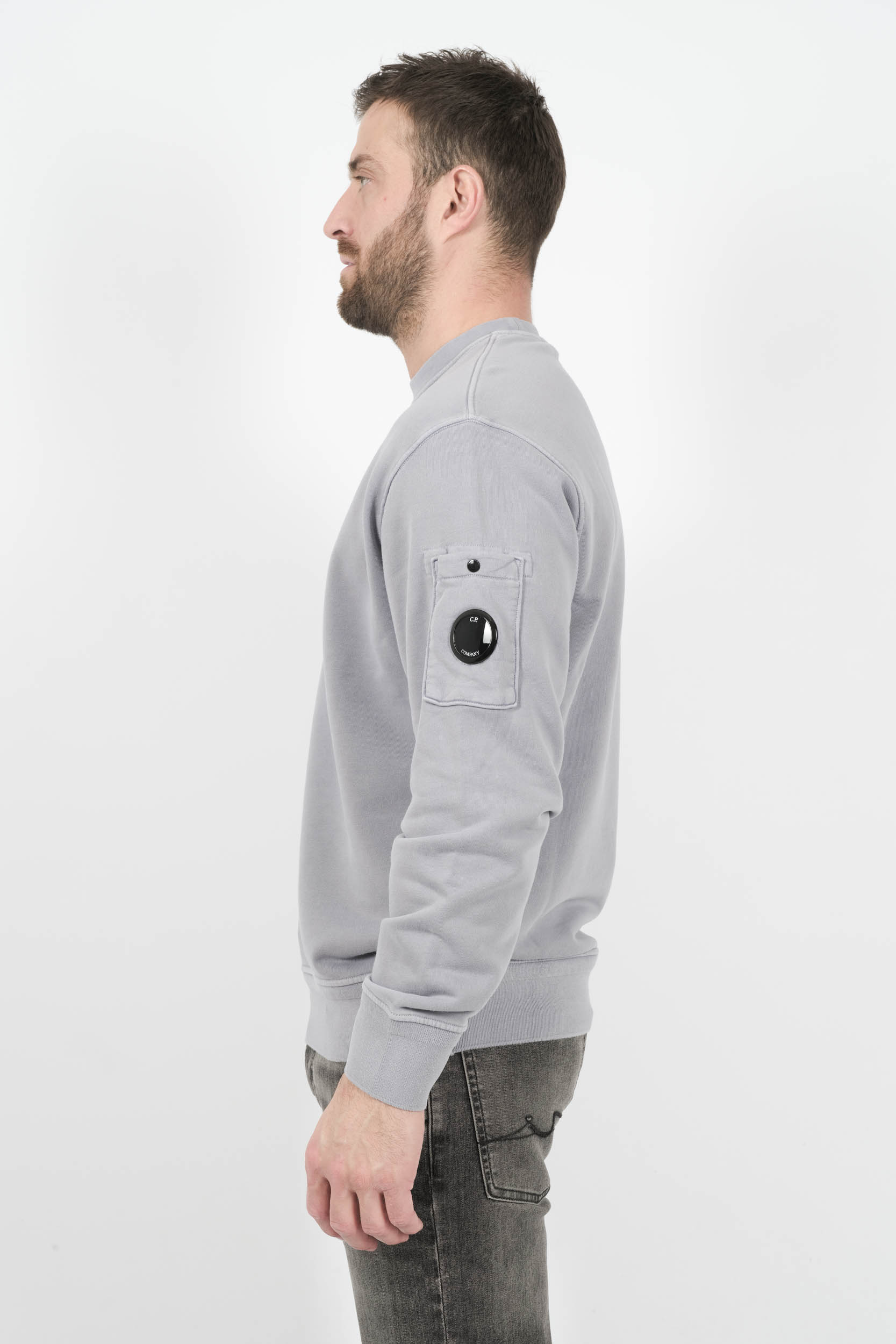  Image du produit SWEAT C.P COMPANY COL ROND HUBLOT VIOLET LAVANDE S098A-774 - 4