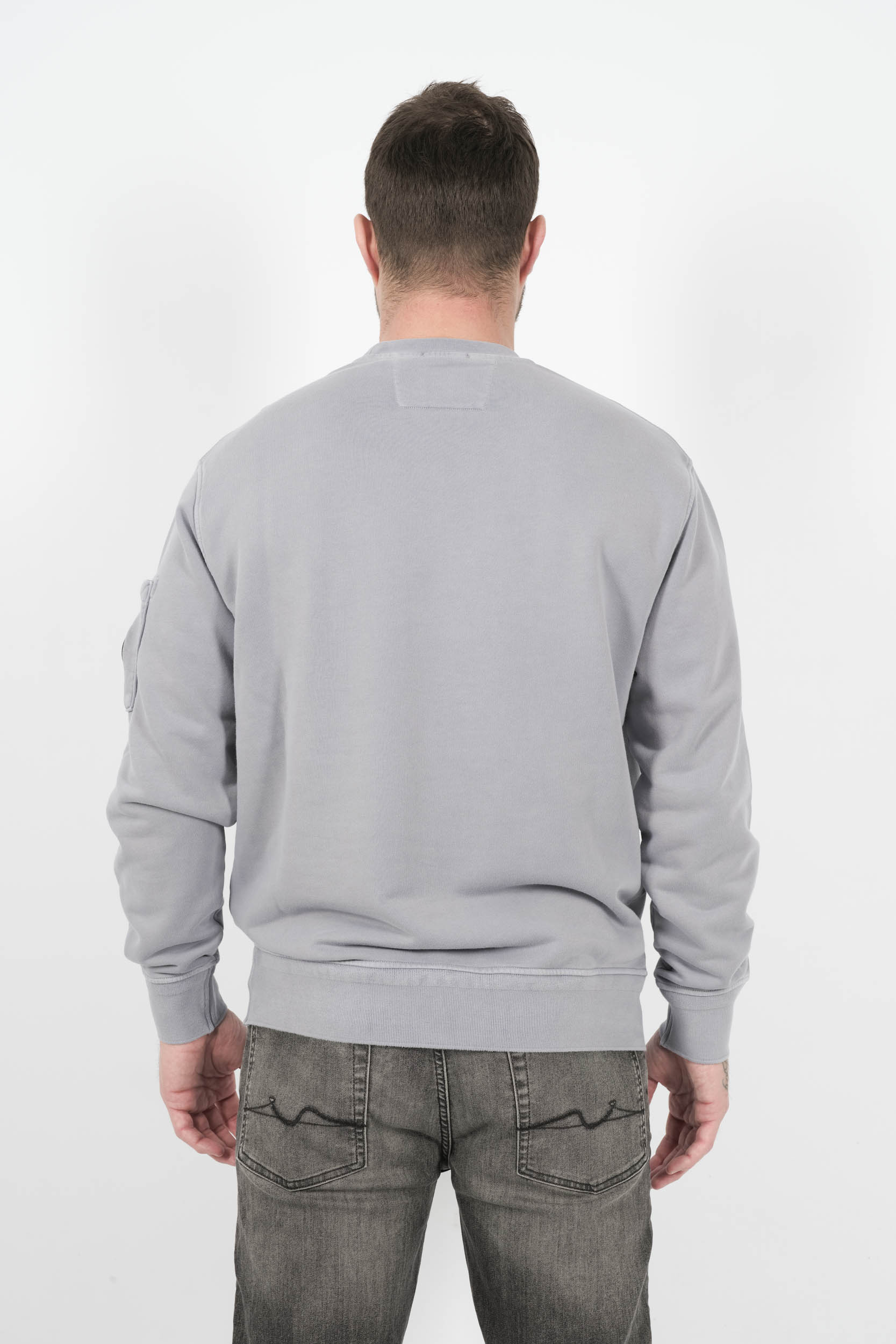  Image du produit SWEAT C.P COMPANY COL ROND HUBLOT VIOLET LAVANDE S098A-774 - 5